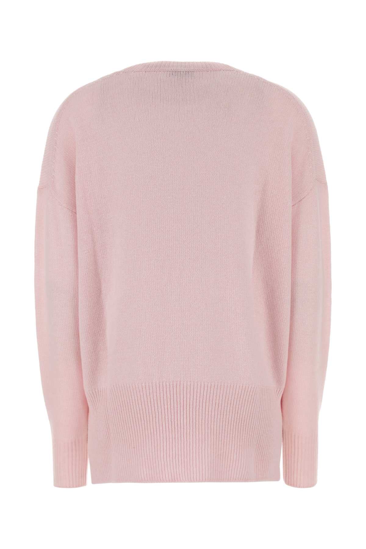Jil Sander Women Pink Cashmere Oversize Sweater