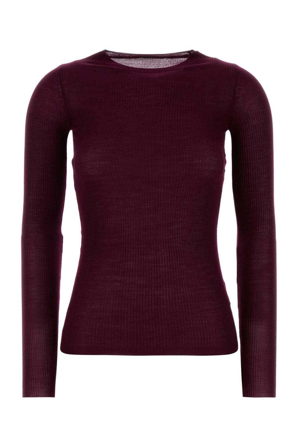 Jil Sander Women Plum Wool Sweater