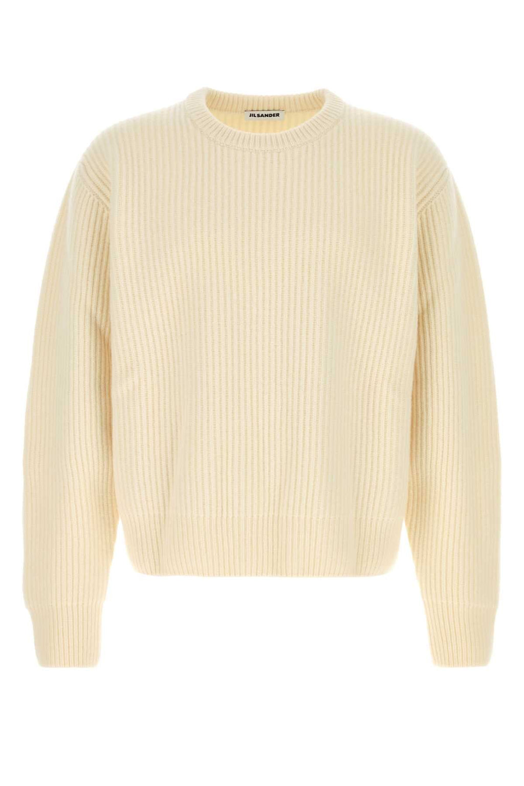 Jil Sander Men Cream Wool Sweater
