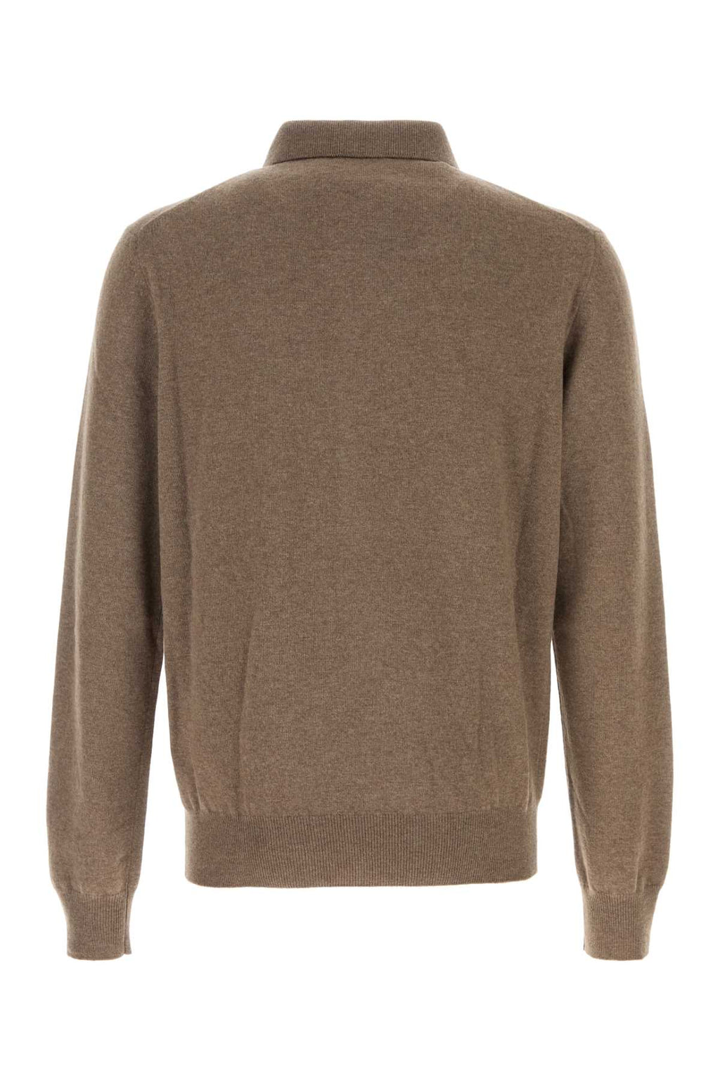 Jil Sander Men Mud Wool Polo Shirt