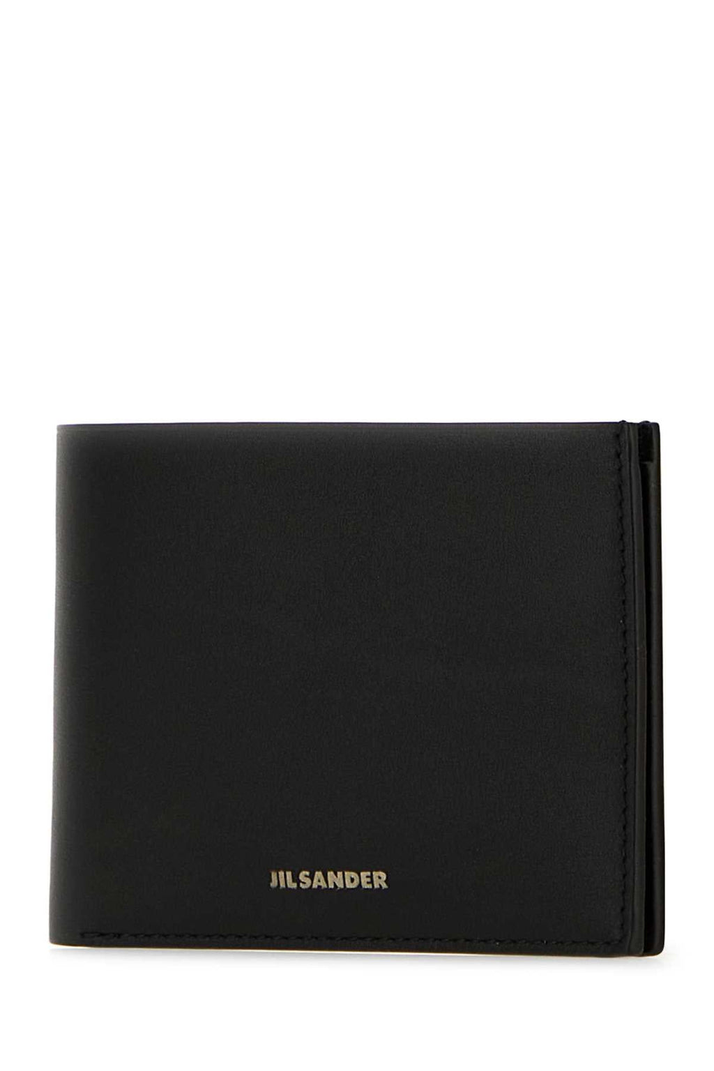 Jil Sander Men Black Leather Wallet
