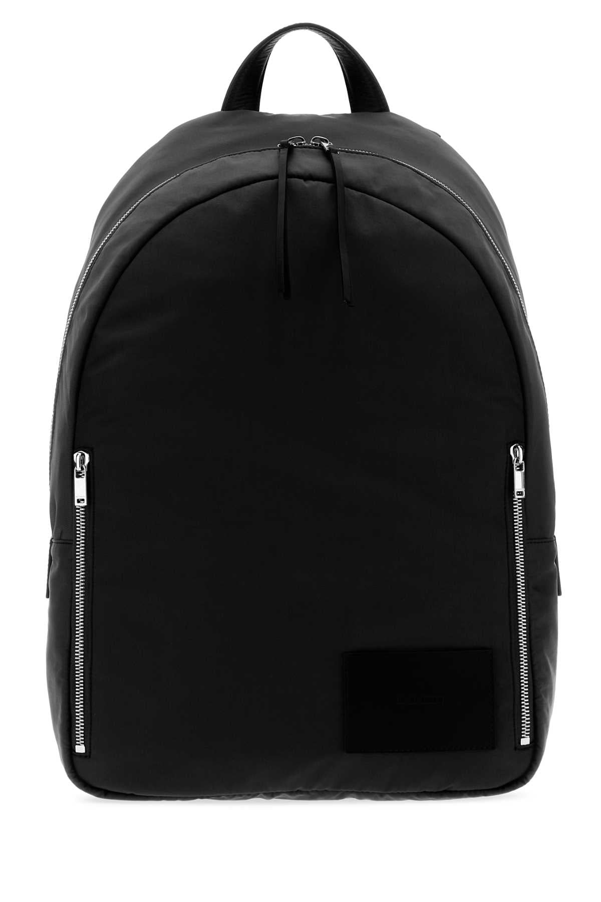 Jil Sander Men Black Fabric Urban Backpack