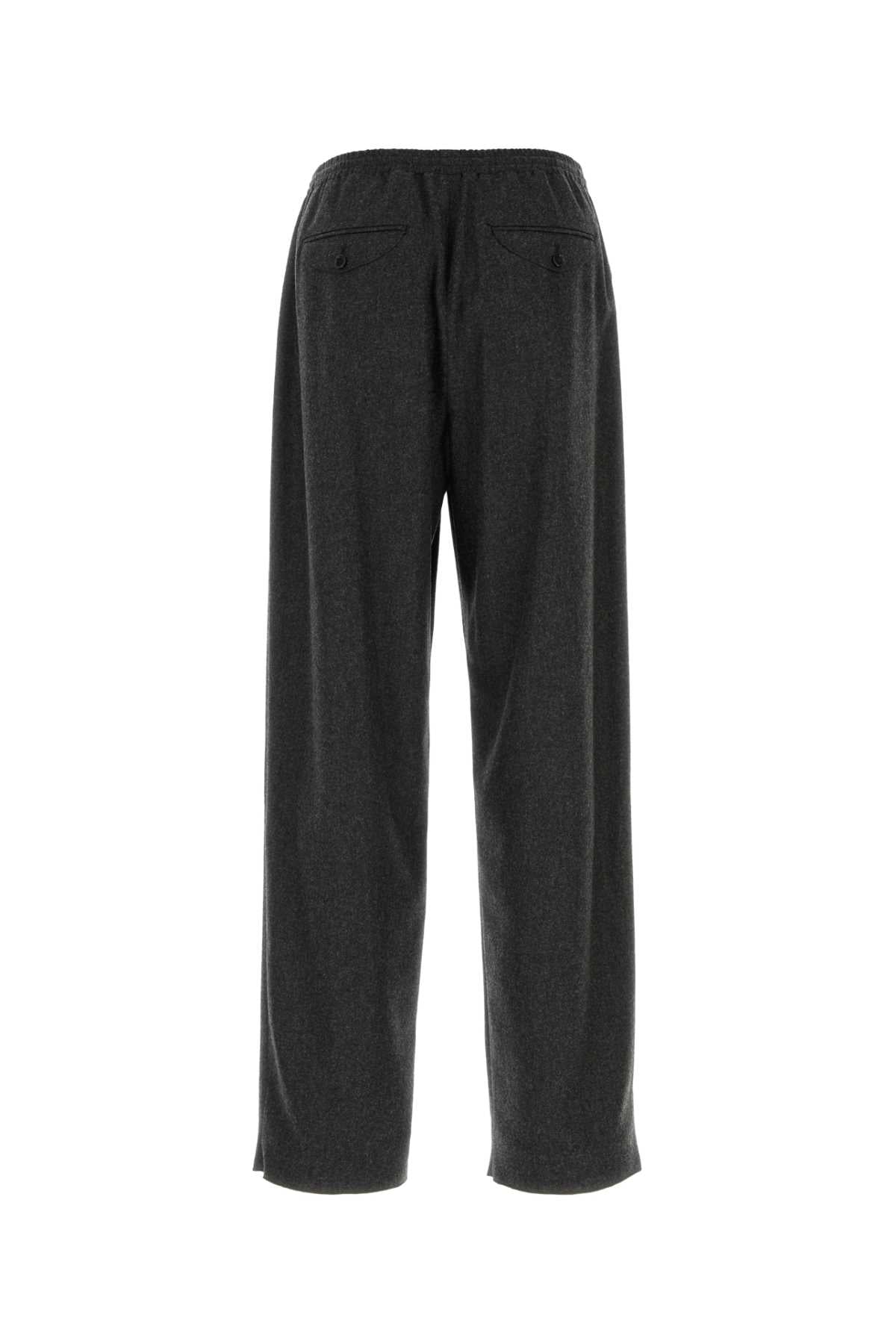 Jil Sander Men Graphite Flannel Pant
