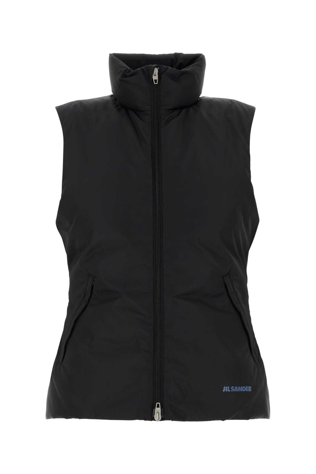 Jil Sander Women Black Polyester Sleeveless Jacket
