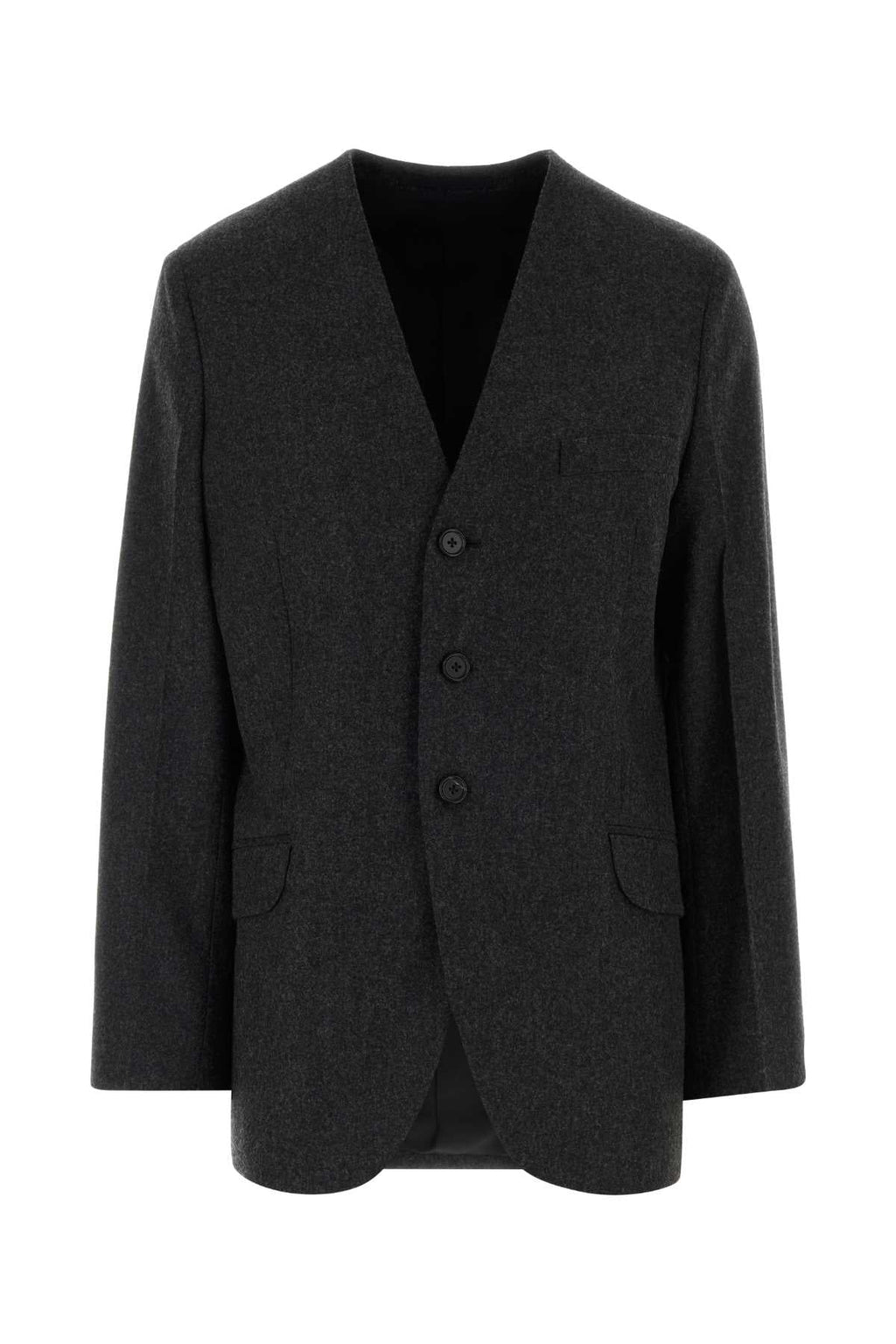 Jil Sander Women Charcoal Wool Blazer