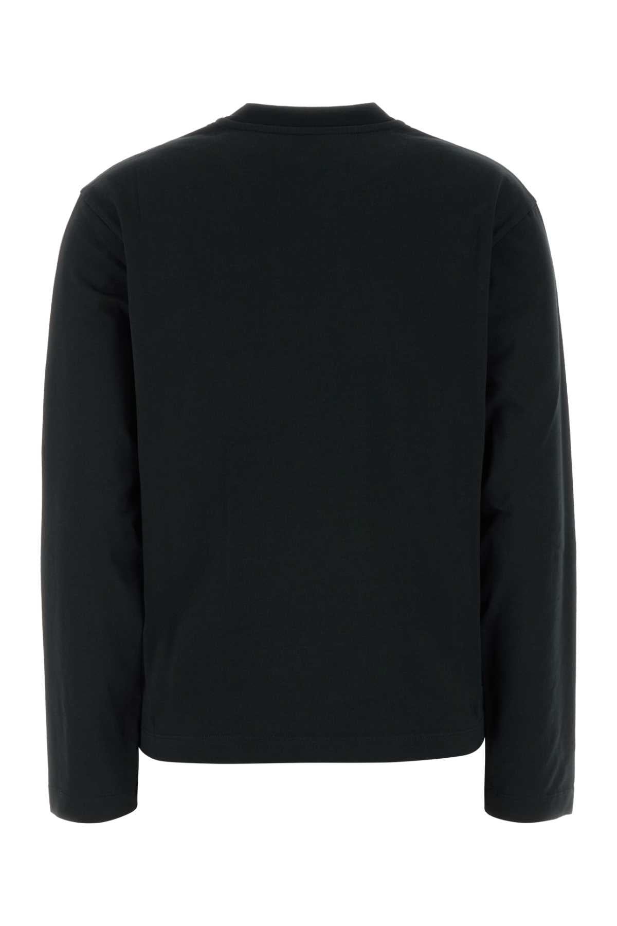 Jil Sander Women Black Cotton T-Shirt