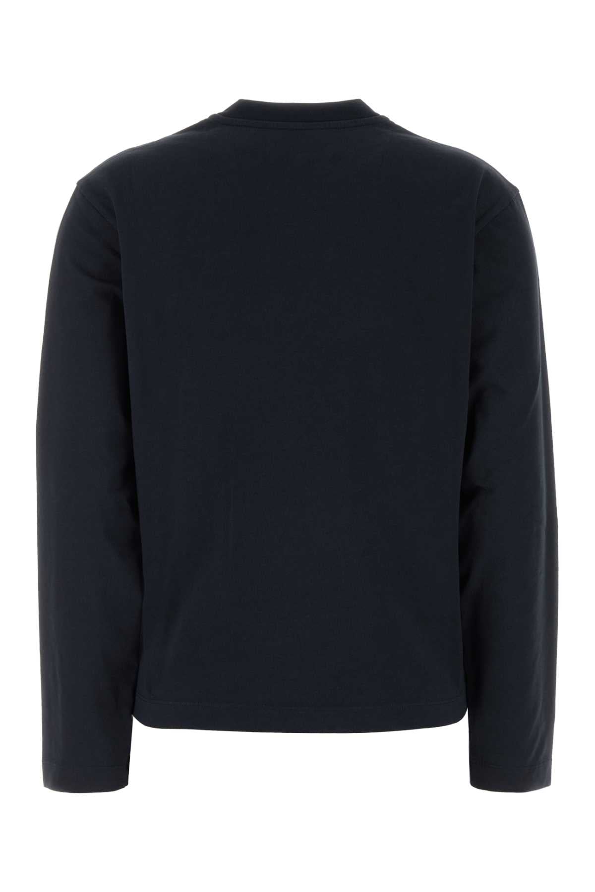 Jil Sander Women Midnight Blue Cotton T-Shirt