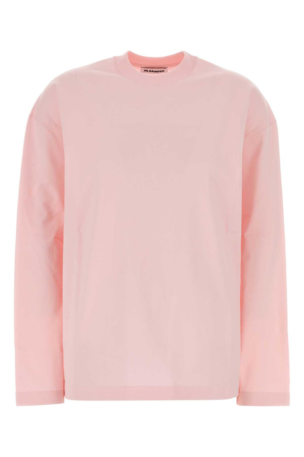 Jil Sander Women Pink Cotton T-Shirt