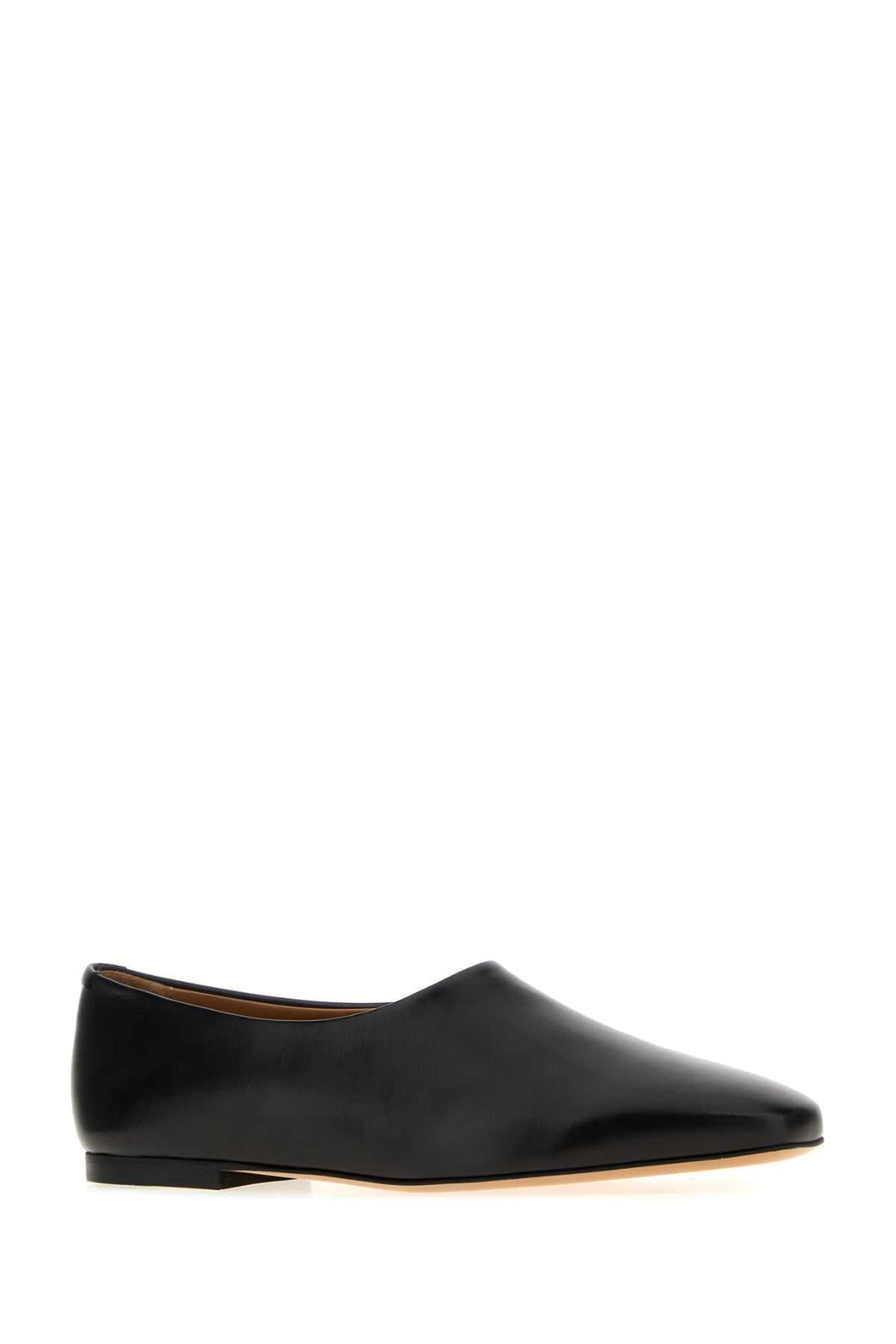 Jil Sander Women Black Leather Ballerinas