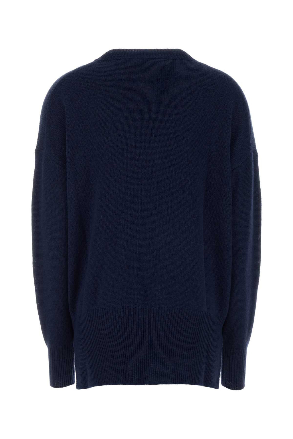 Jil Sander Women Navy Blue Cashmere Oversize Sweater