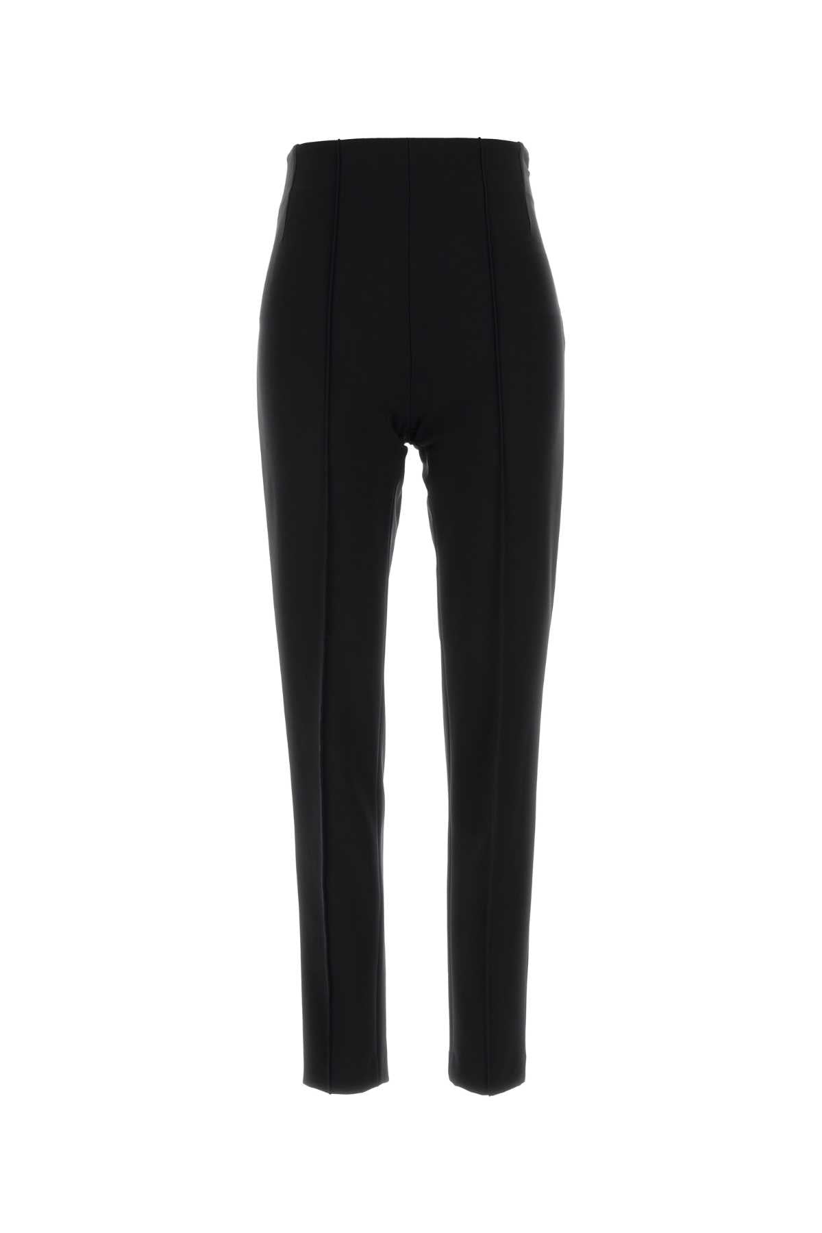 Jil Sander Women Black Stretch Jersey Pant