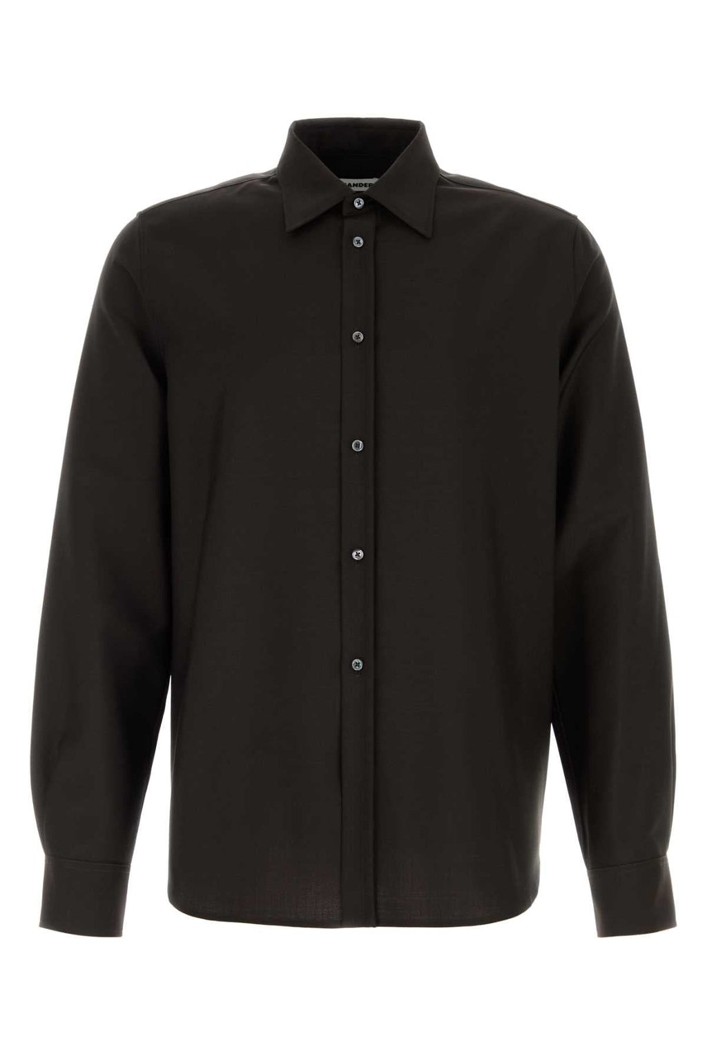 Jil Sander Men Chocolate Wool Blend Shirt