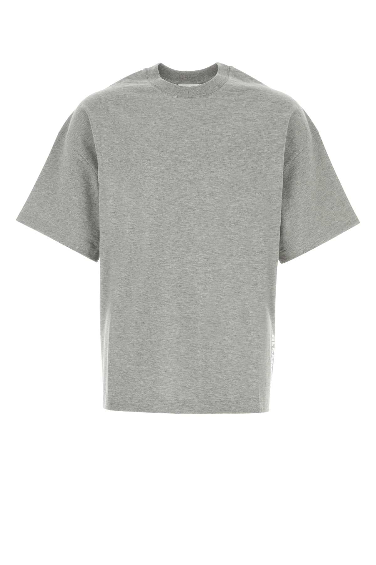 Jil Sander Men Grey Cotton T-Shirt