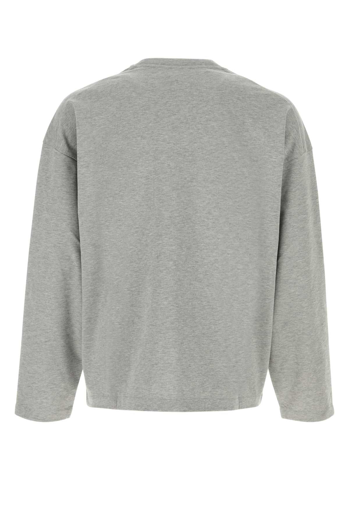 Jil Sander Men Grey Cotton T-Shirt