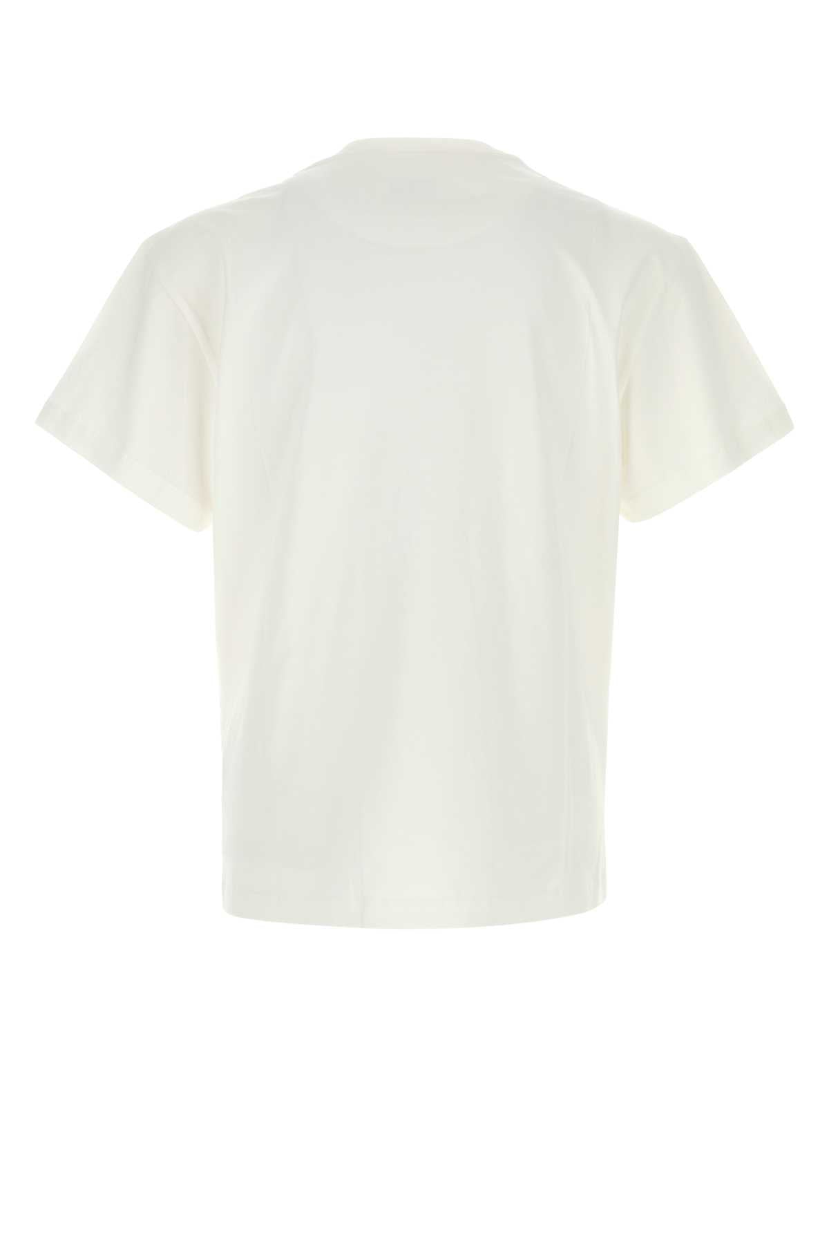Jil Sander Men White Cotton T-Shirt