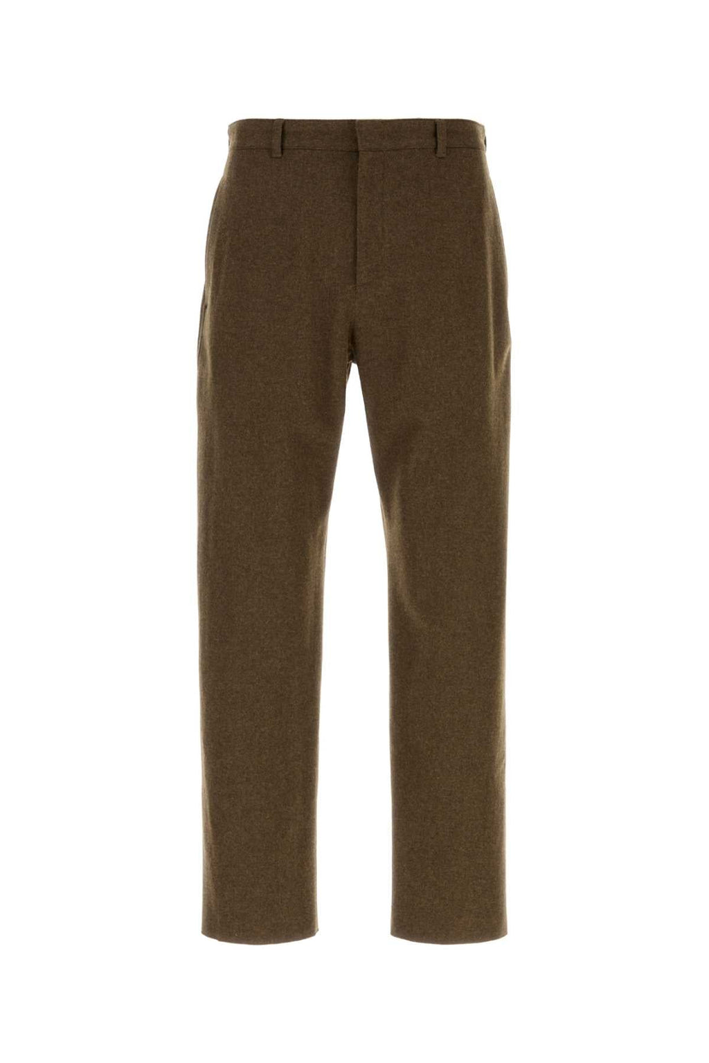 Jil Sander Men Brown Felt Pant