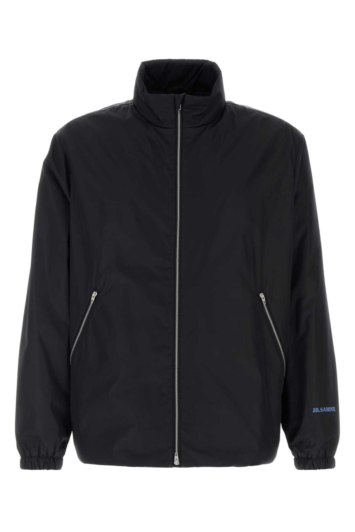 Jil Sander Men Midnight Blue Polyester Jacket