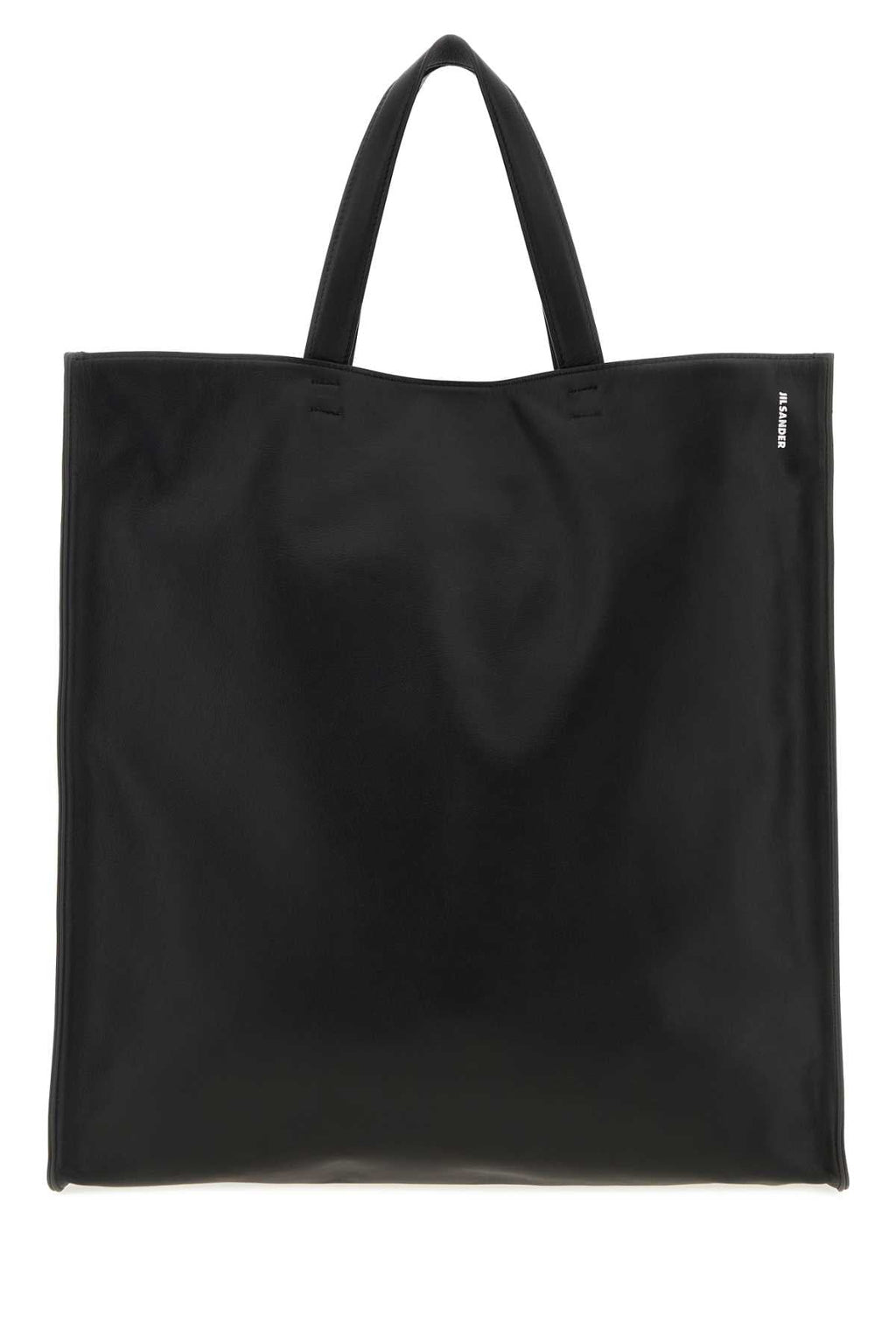 Jil Sander Men Black Leather Light Shopping Bag