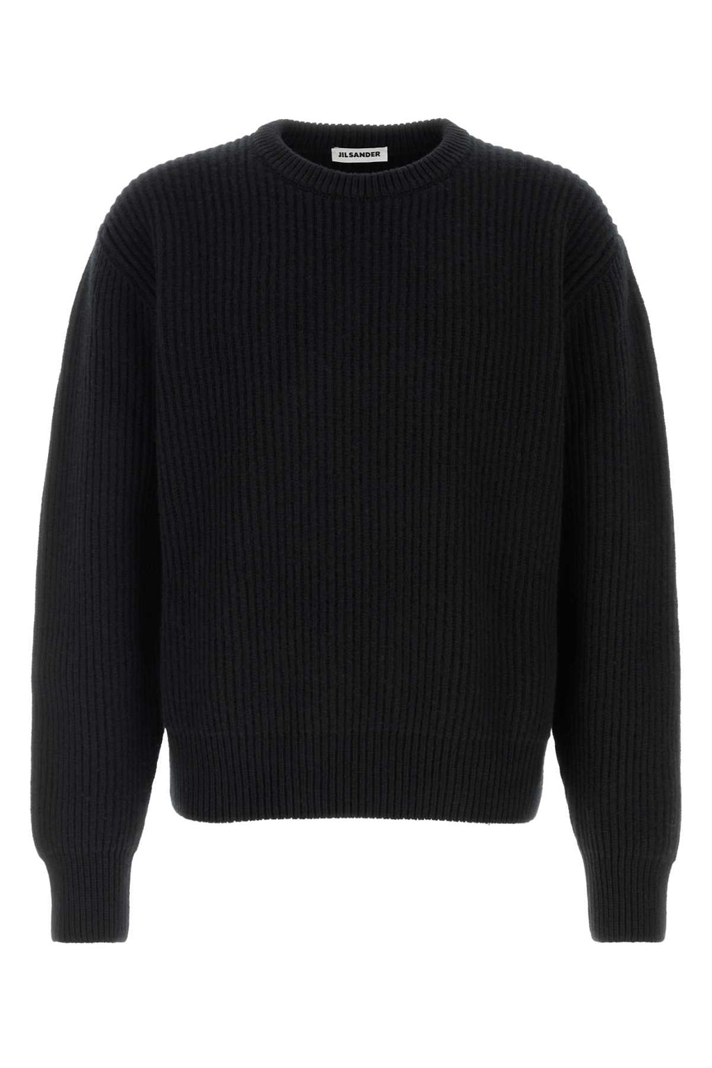 Jil Sander Men Black Wool Sweater