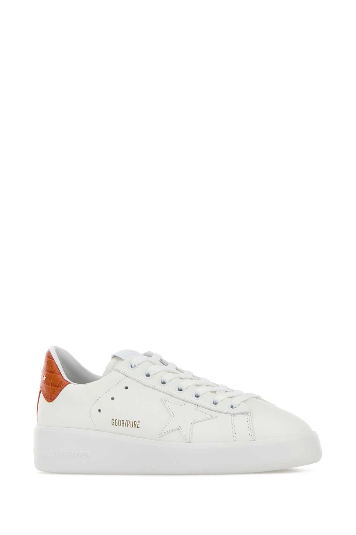 Golden Goose Deluxe Brand Women White Leather Pure New Sneakers