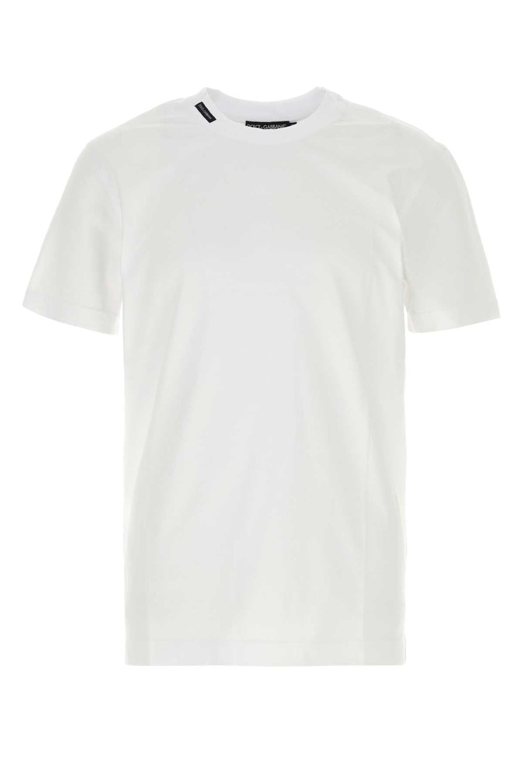 Dolce & Gabbana Men White Cotton T-Shirt