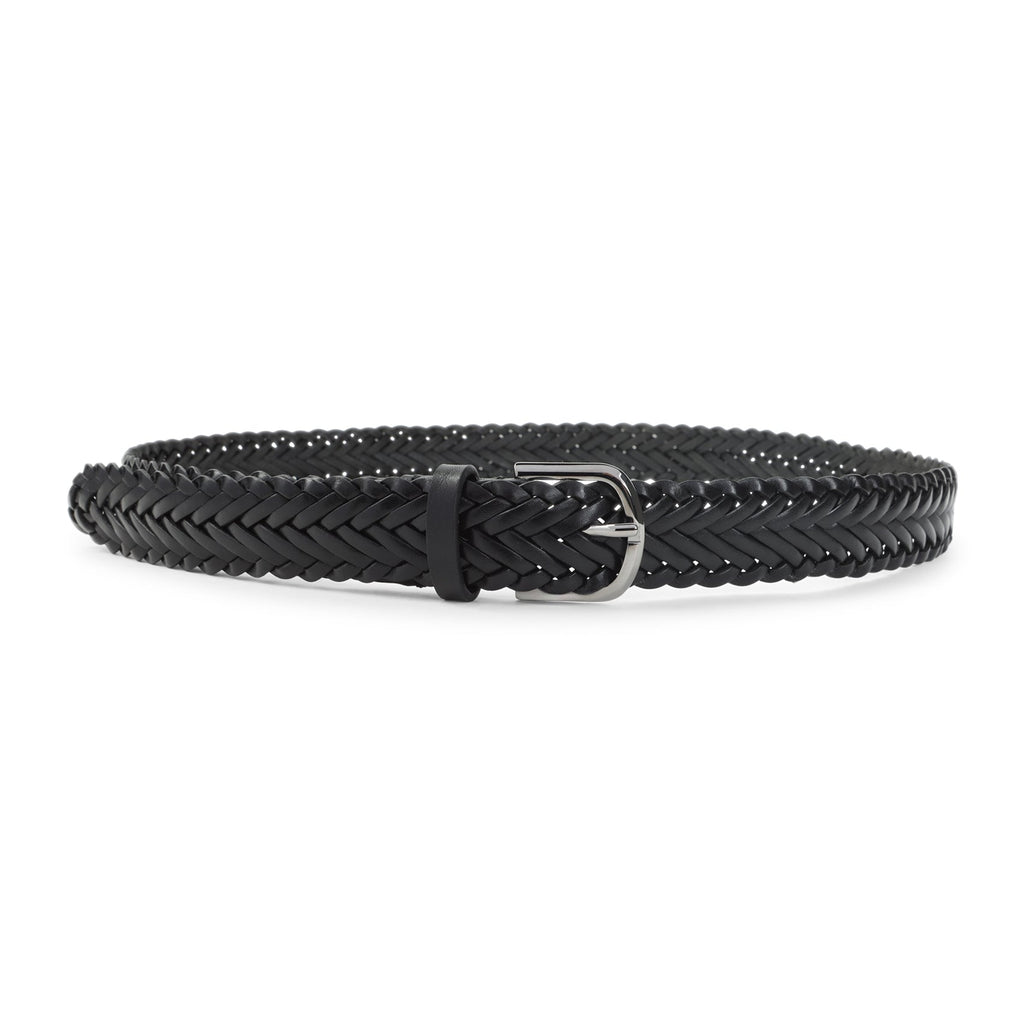 Giorgio Armani Woven Leather Belt Men