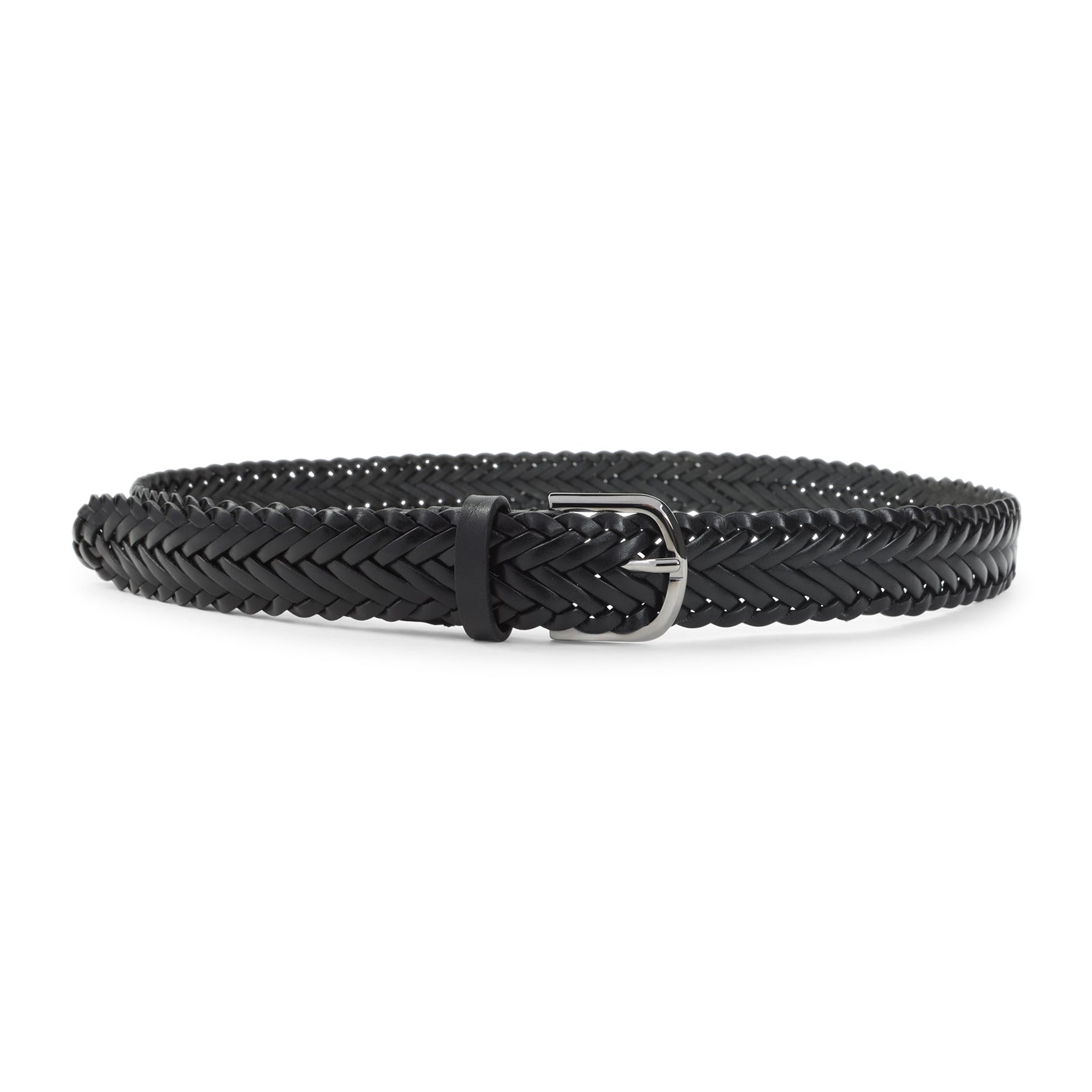 Giorgio Armani Woven Leather Belt Men