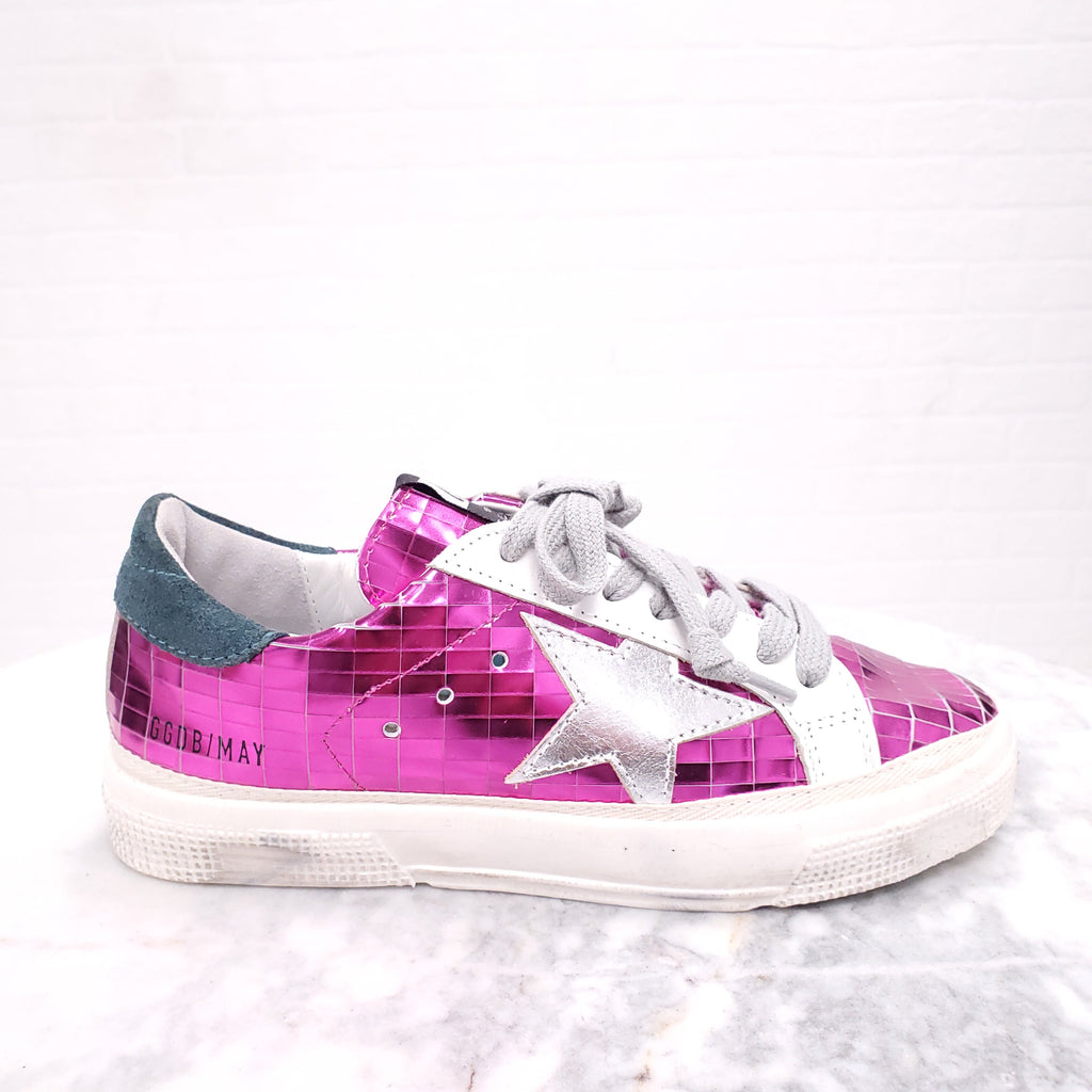 GOLDEN GOOSE PINK MAY SNEAKERS - SIZE 35