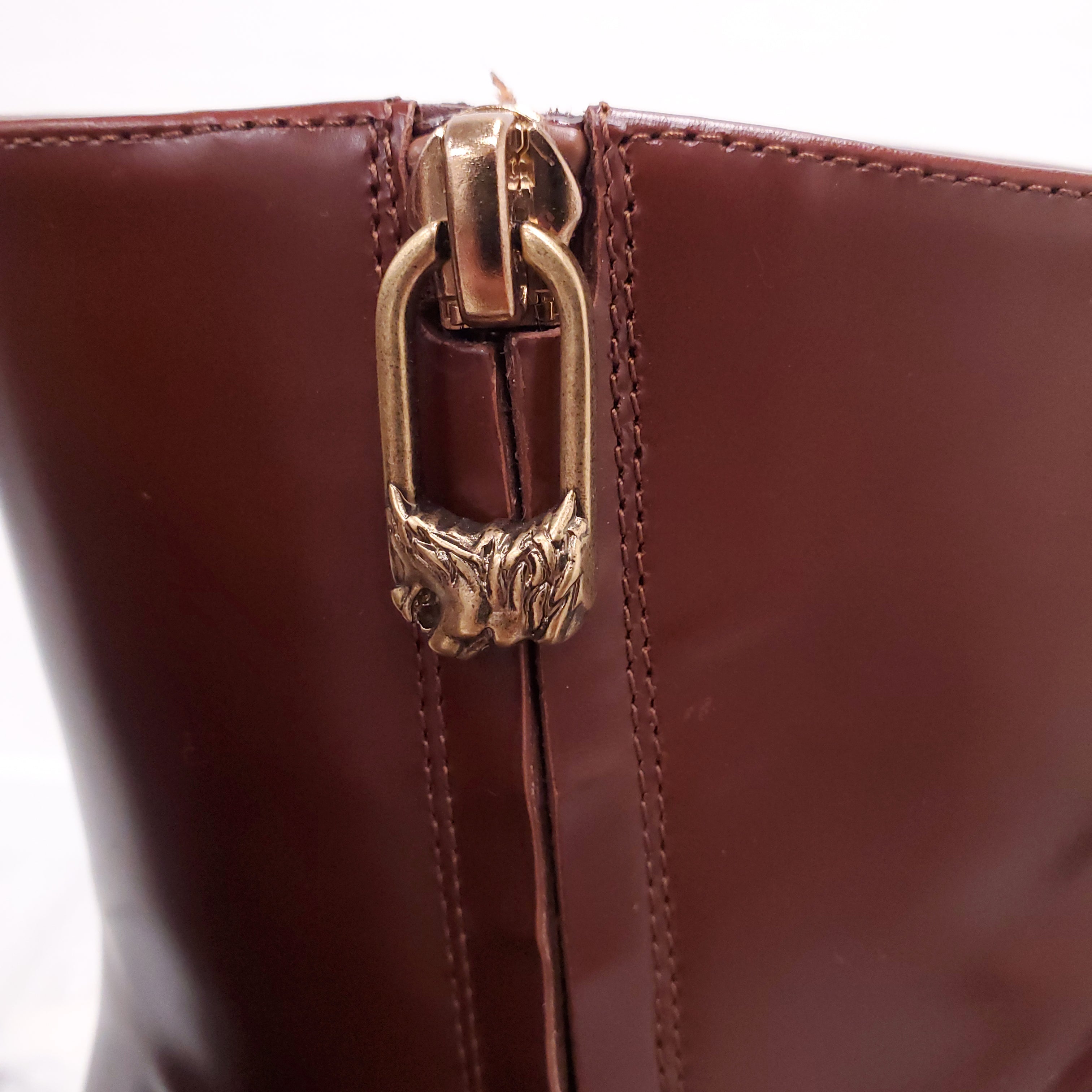 TOD’S BROWN LEATHER BOOTS - SIZE 36