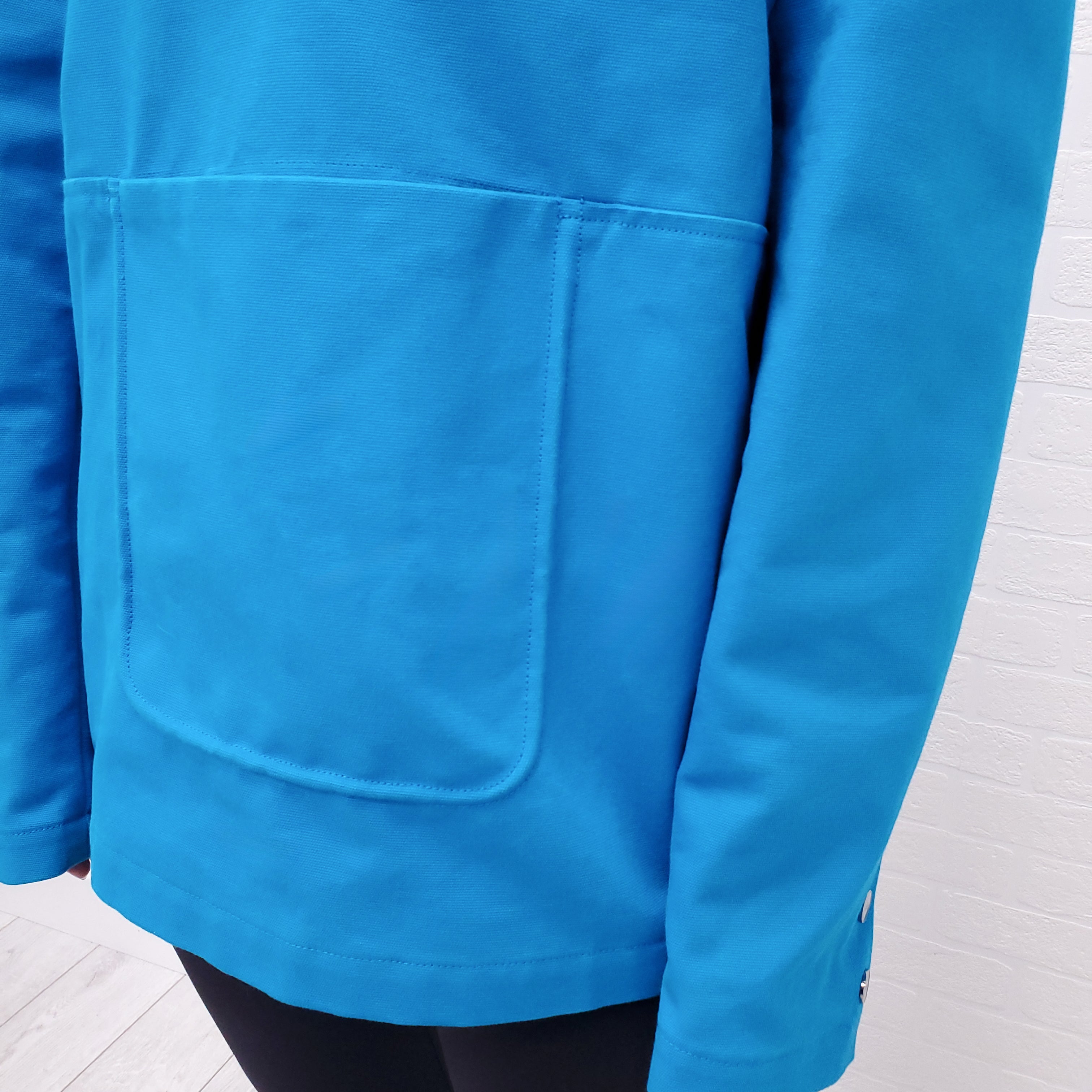 JACQUEMUS BLUE CANVAS JACKET - SIZE  S (MEN’S)