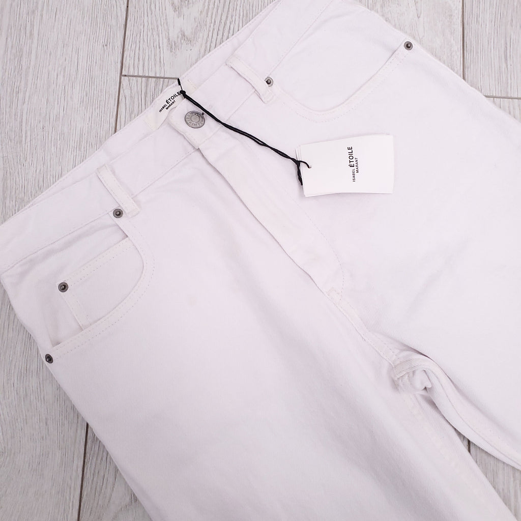 ISABEL MARANT ÉTOILE NEA WHITE JEAN - SIZE 36