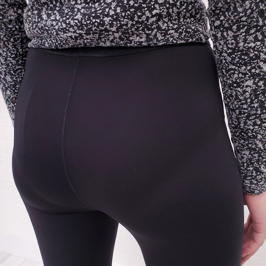 OPENING CEREMONY BLACK LOGO LEGGINGS - SIZE XS