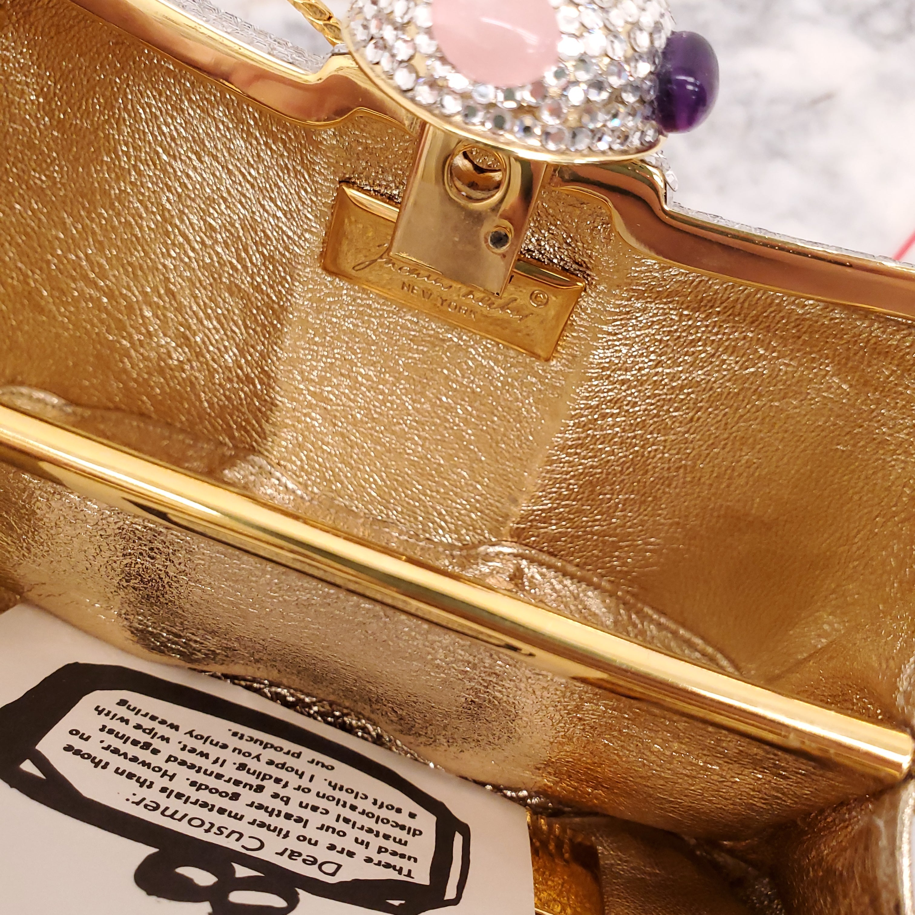 JUDITH LEIBER BOW CLUTCH