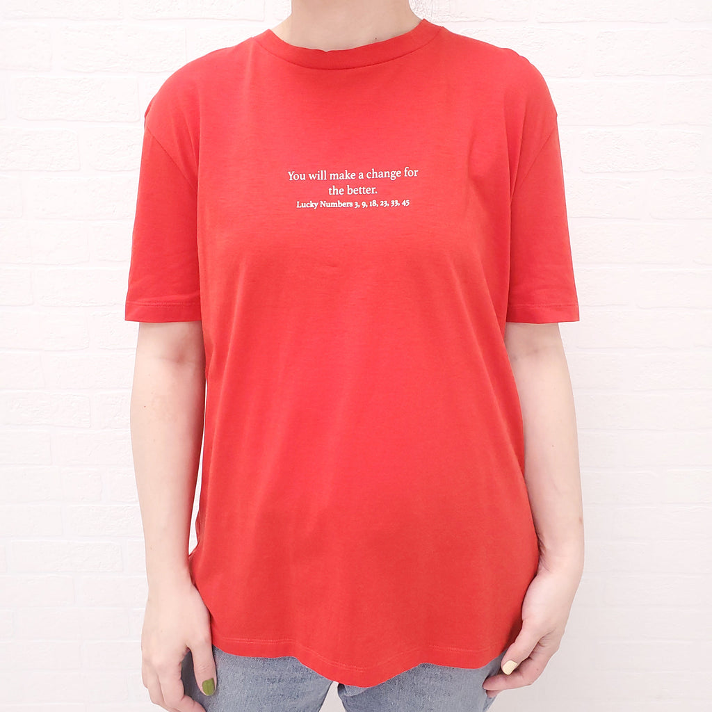 STELLA MCCARTNEY LUCKY NUMBERS T-SHIRT - SIZE 40