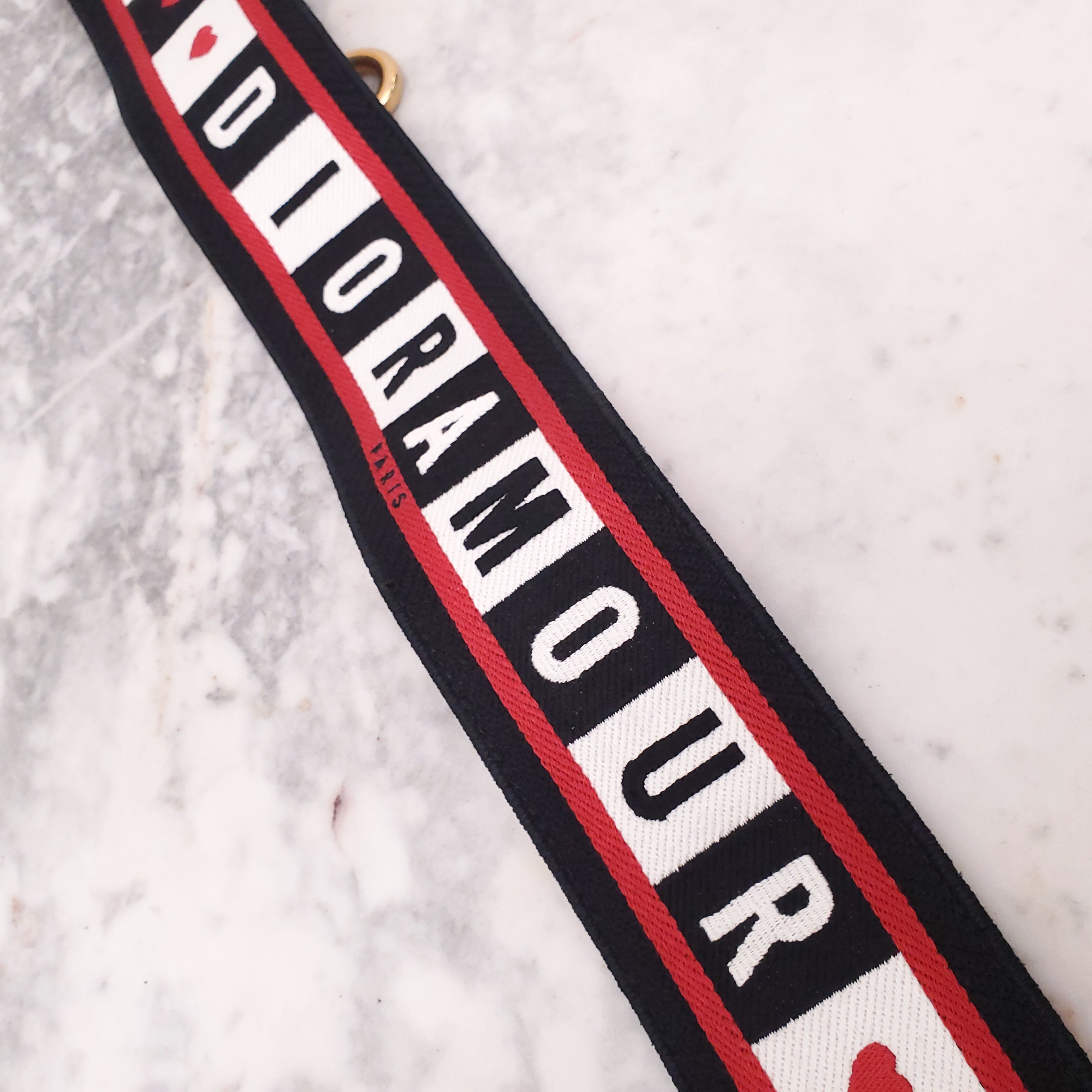 CHRISTIAN DIOR HEART PURSE STRAP