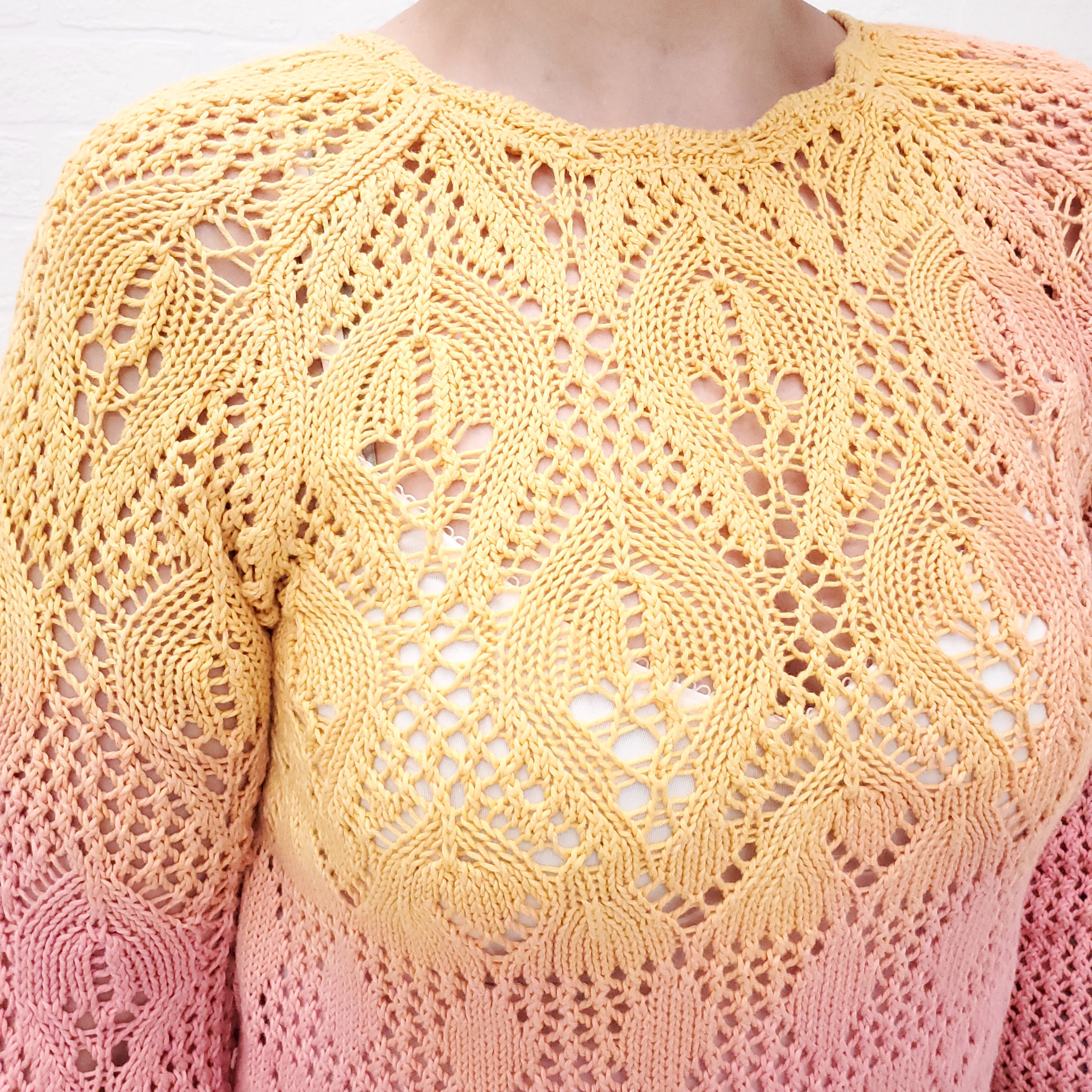 THE ATTICO OMBRE CROCHET DRESS - SIZE 44