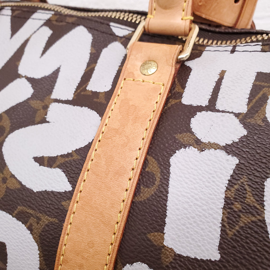 LOUIS VUITTON X STEPHEN SPROUSE 2001 KEEPALL 50 TRAVEL BAG