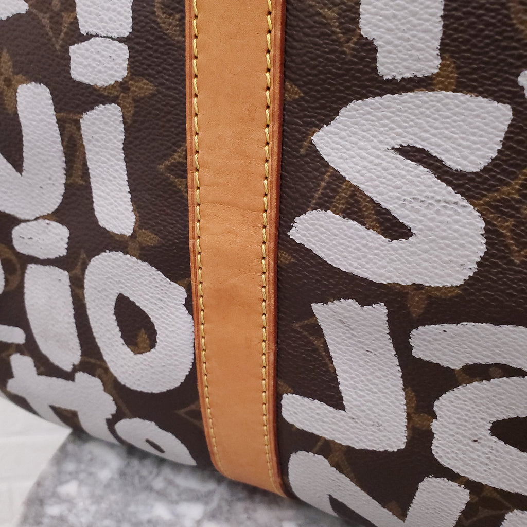 LOUIS VUITTON X STEPHEN SPROUSE 2001 KEEPALL 50 TRAVEL BAG