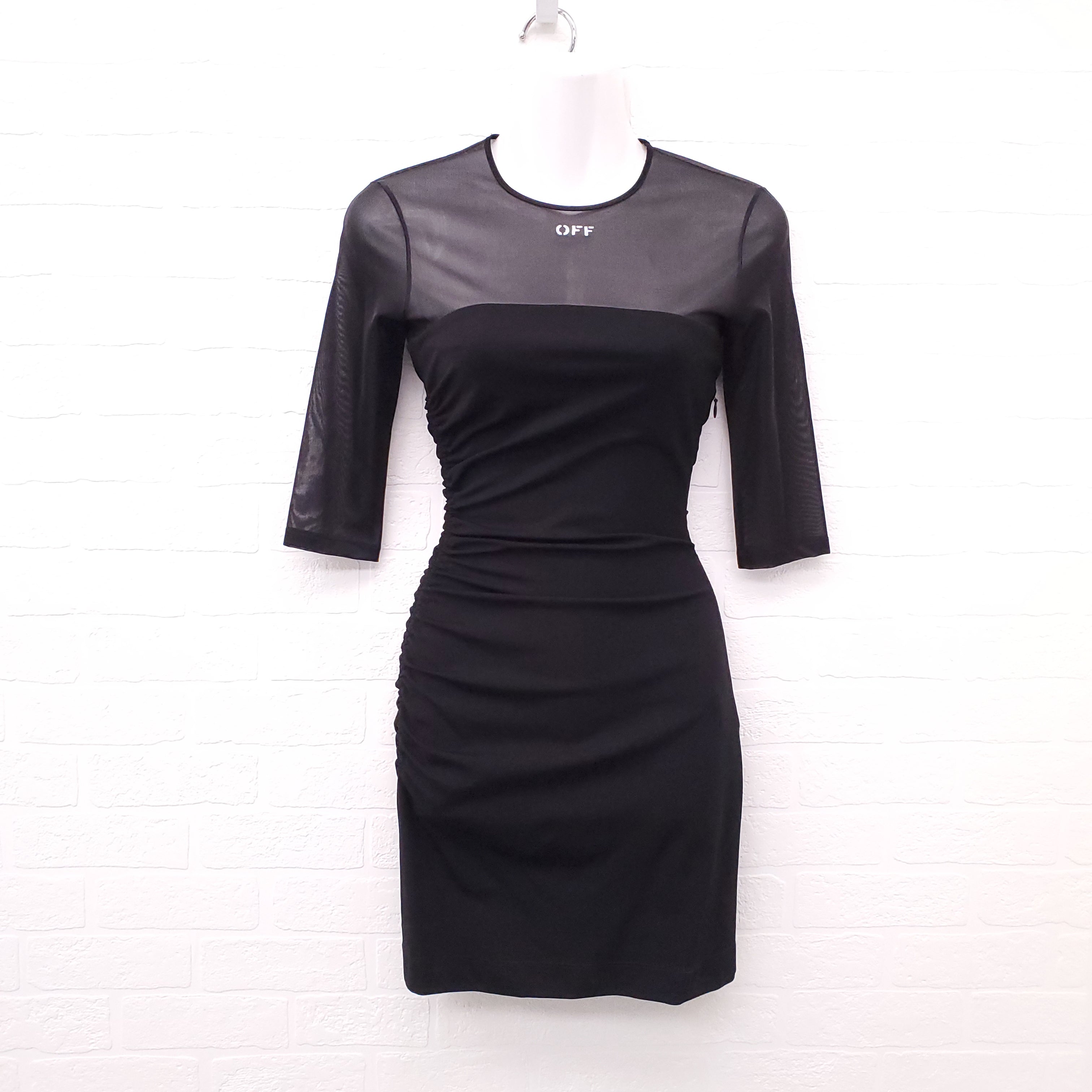 OFF-WHITE LOGO DRESS - SIZE 36