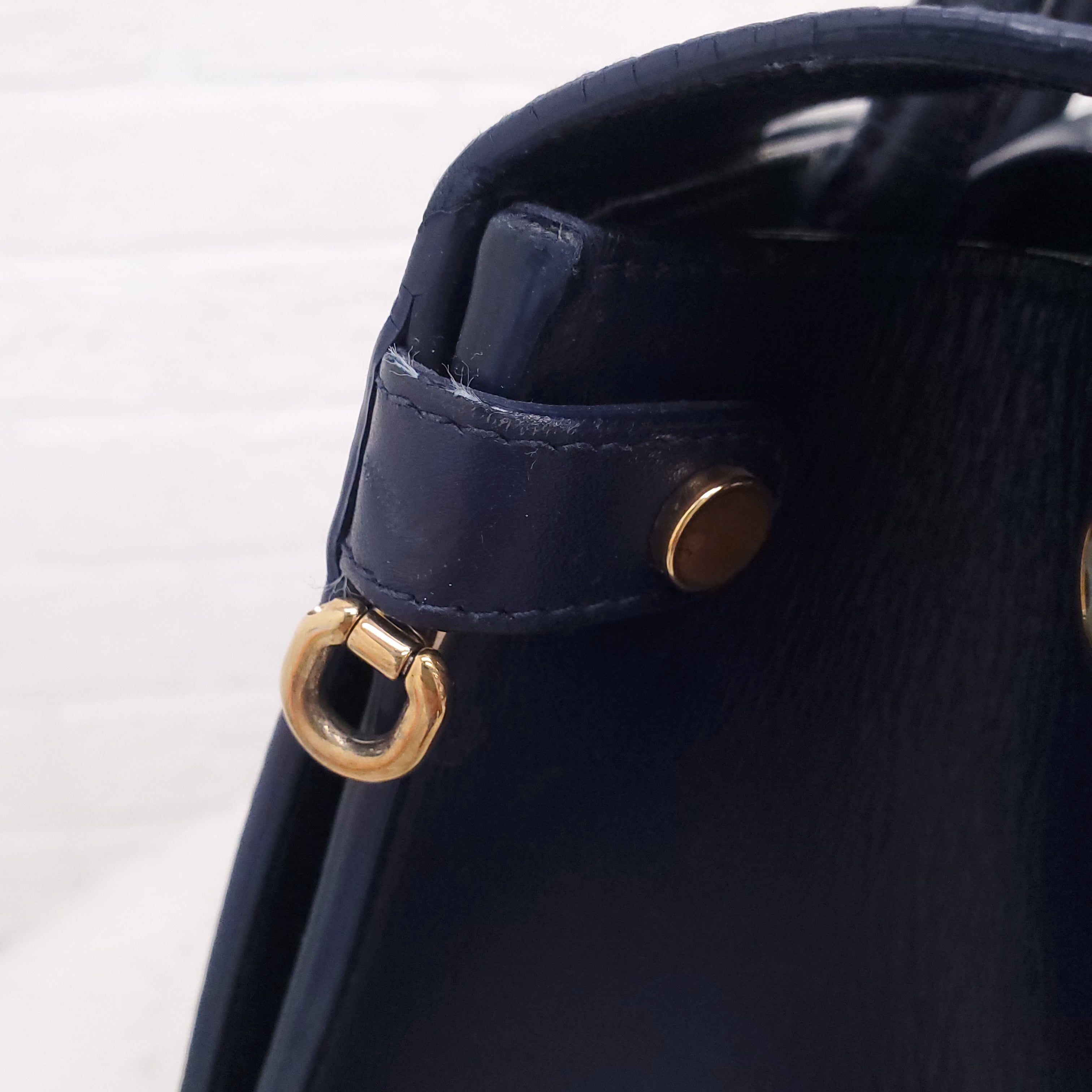 CHRISTIAN DIOR BLUE DIOREVER BAG