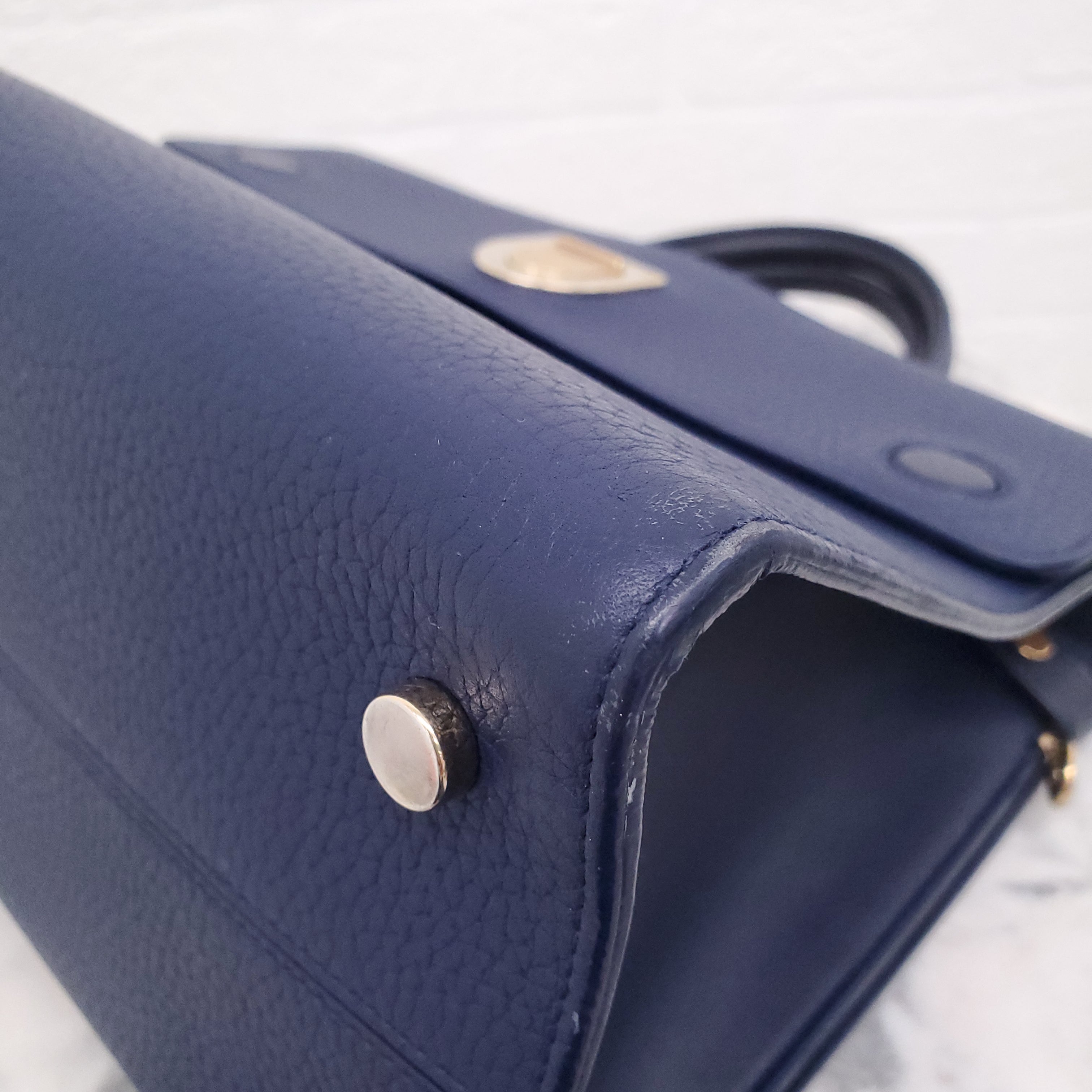 CHRISTIAN DIOR BLUE DIOREVER BAG