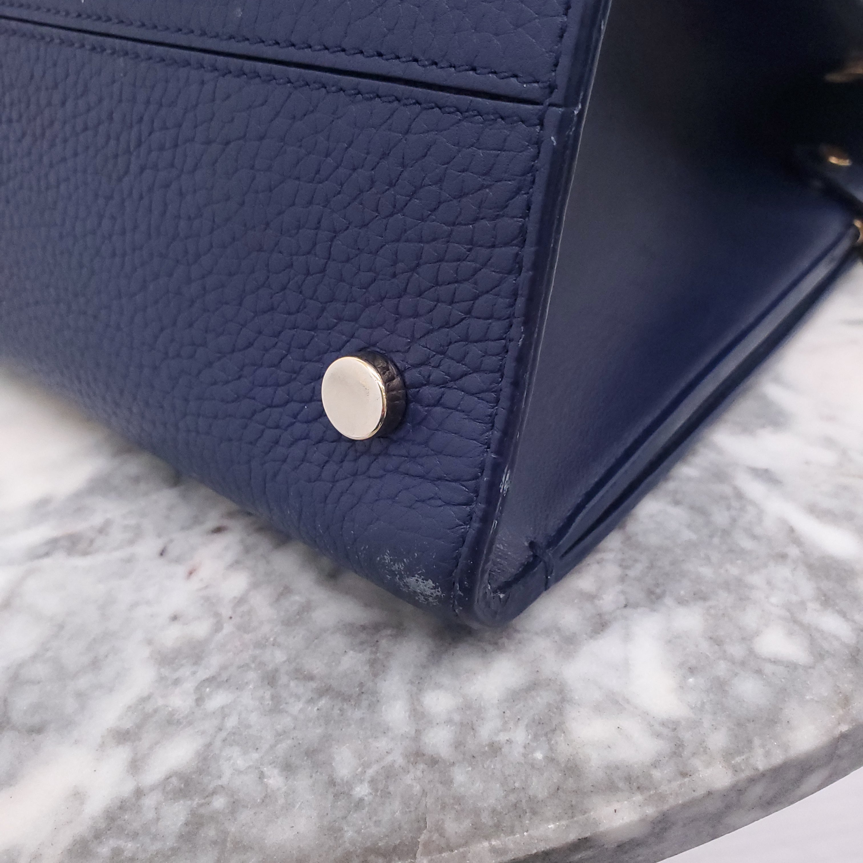 CHRISTIAN DIOR BLUE DIOREVER BAG