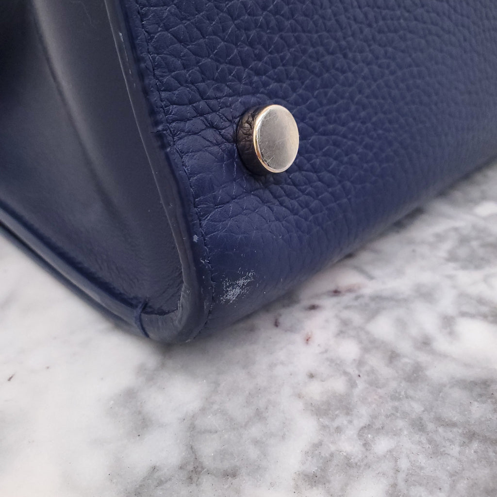 CHRISTIAN DIOR BLUE DIOREVER BAG