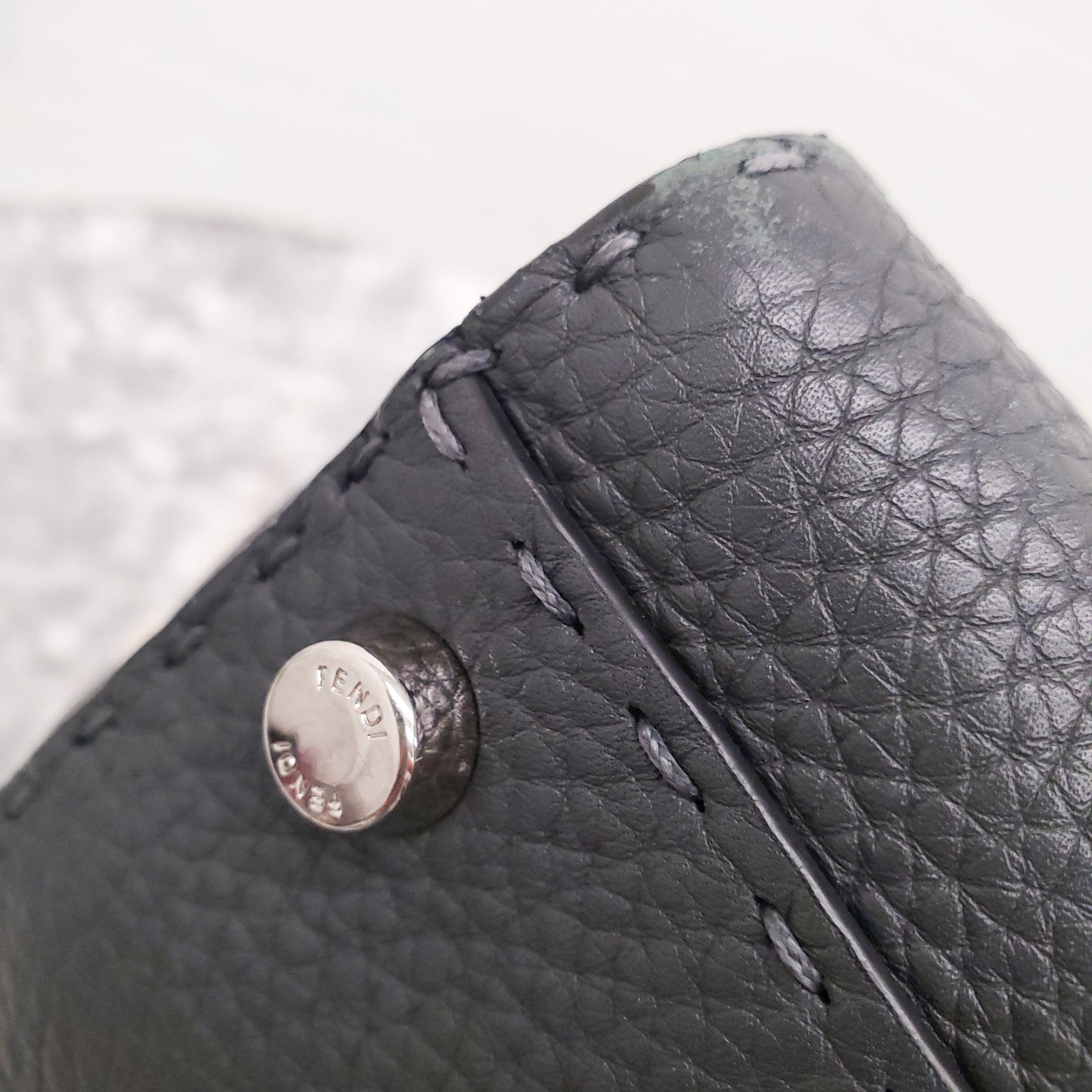 FENDI X LARGE PEEKABOO WITH FLORAL STRAP