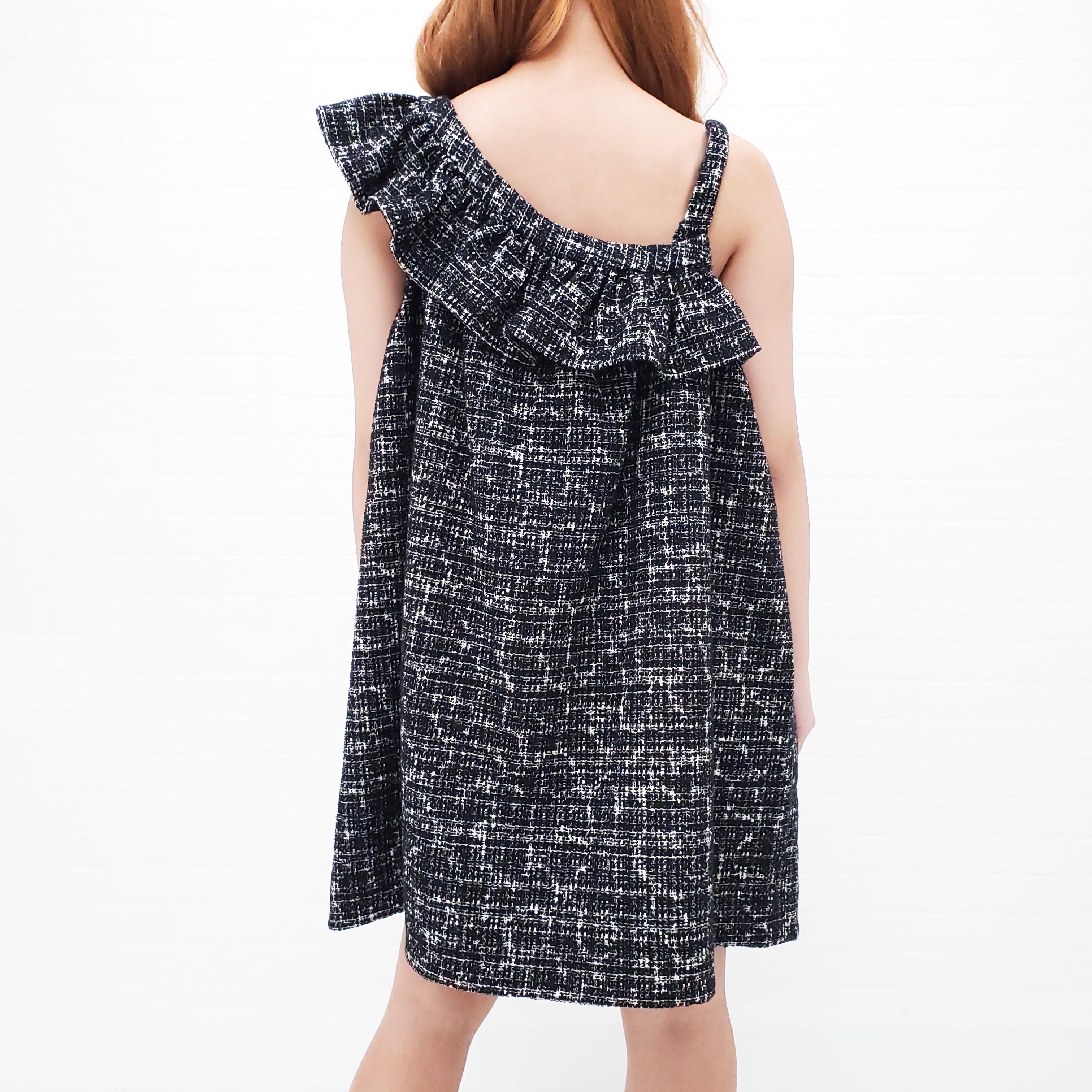 SHUSHU/TONG BLACK WOVEN DRESS - SIZE 12 UK/8 US