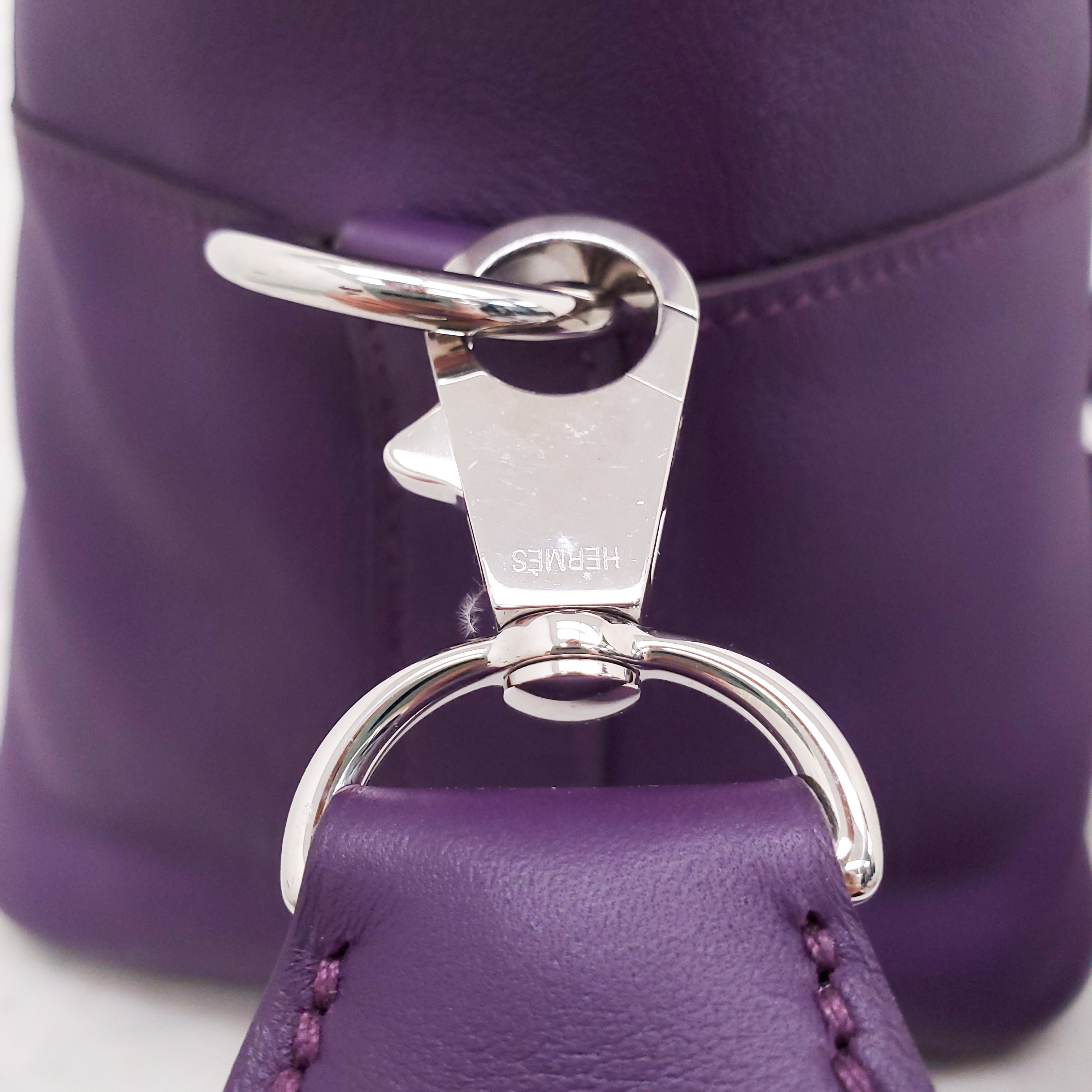 HERMÈS PURPLE TOOLBOX BAG