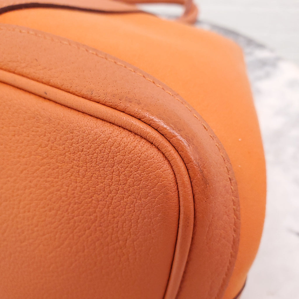 HERMÈS ORANGE GARDEN PM TOTE BAG