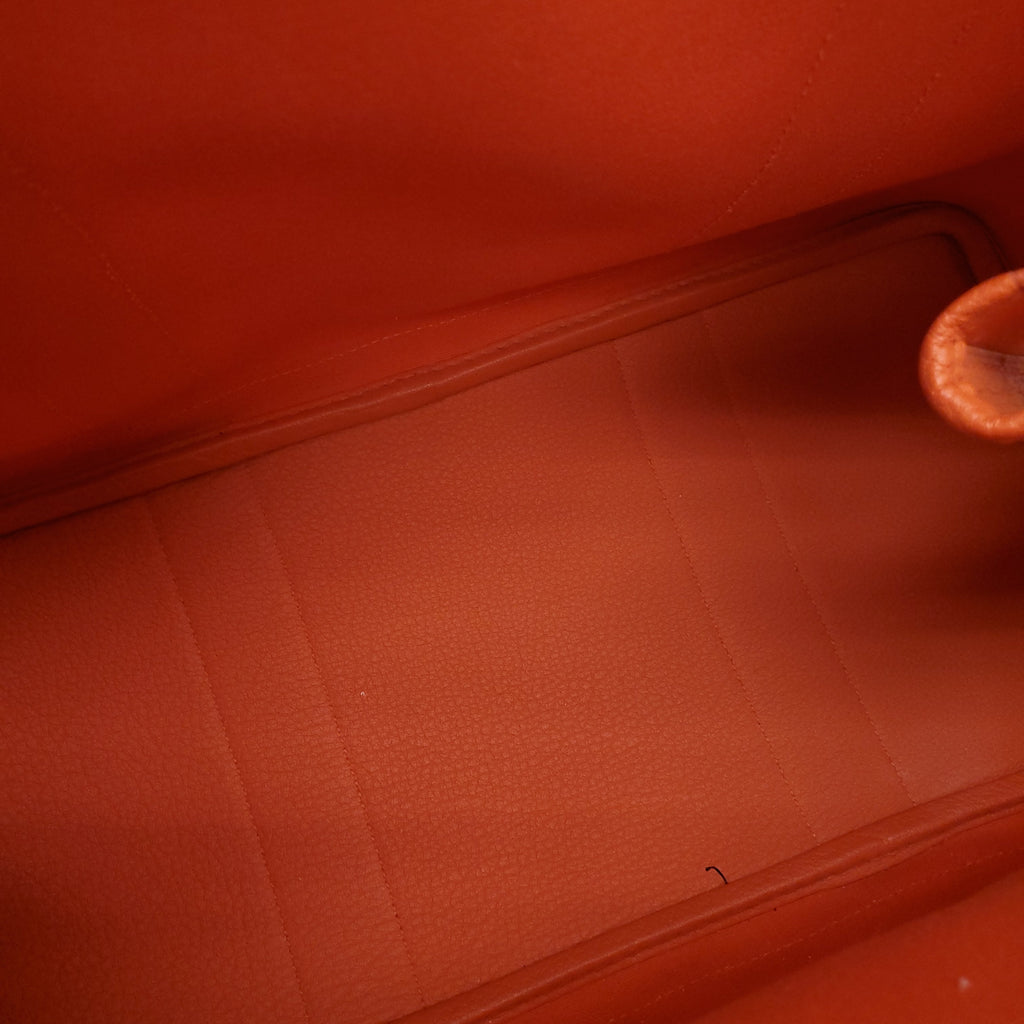HERMÈS ORANGE GARDEN PM TOTE BAG