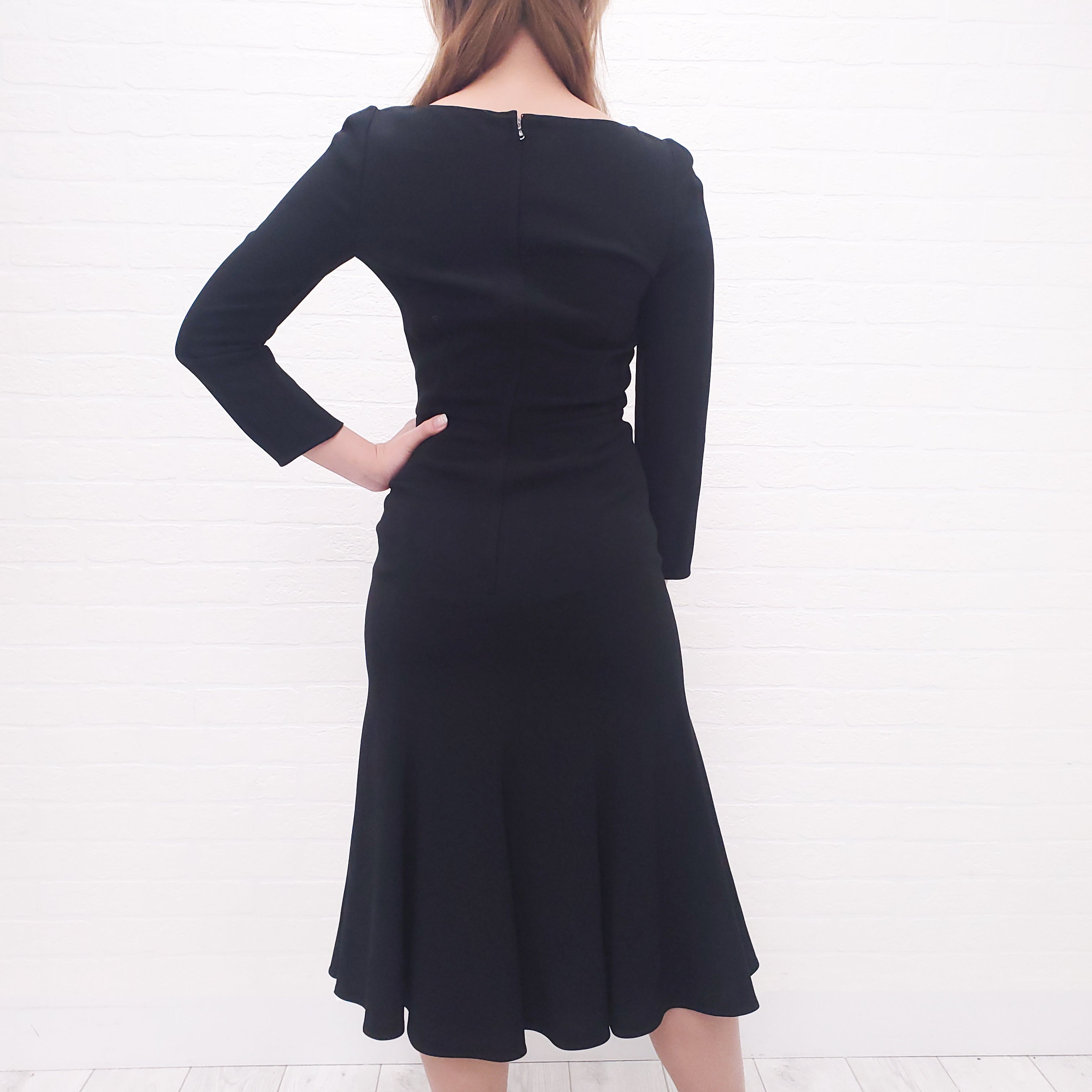 DOLCE & GABBANA BLACK DRESS - SIZE 38