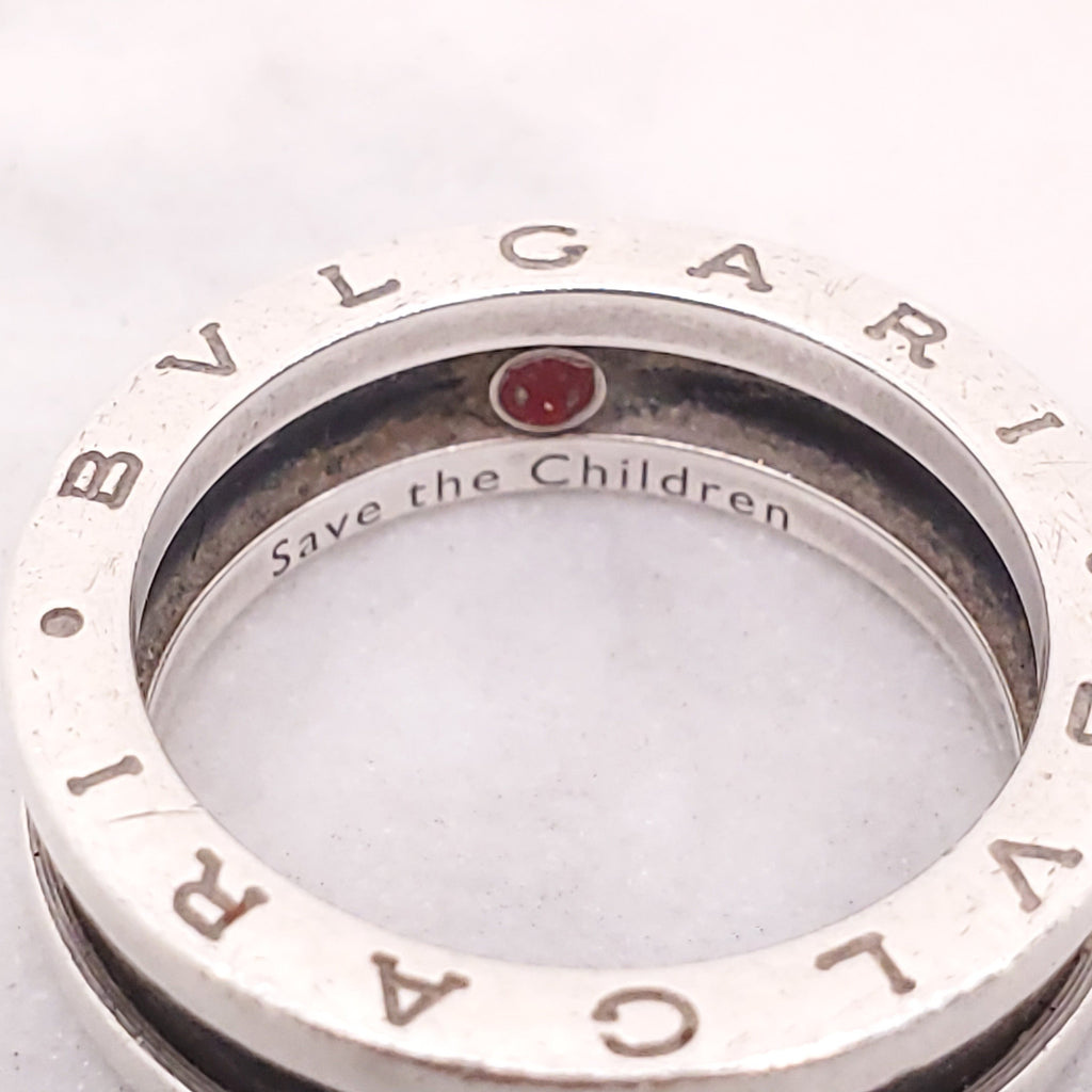 BVLGARI 'SAVE THE CHILDREN' RING - SIZE 8.5